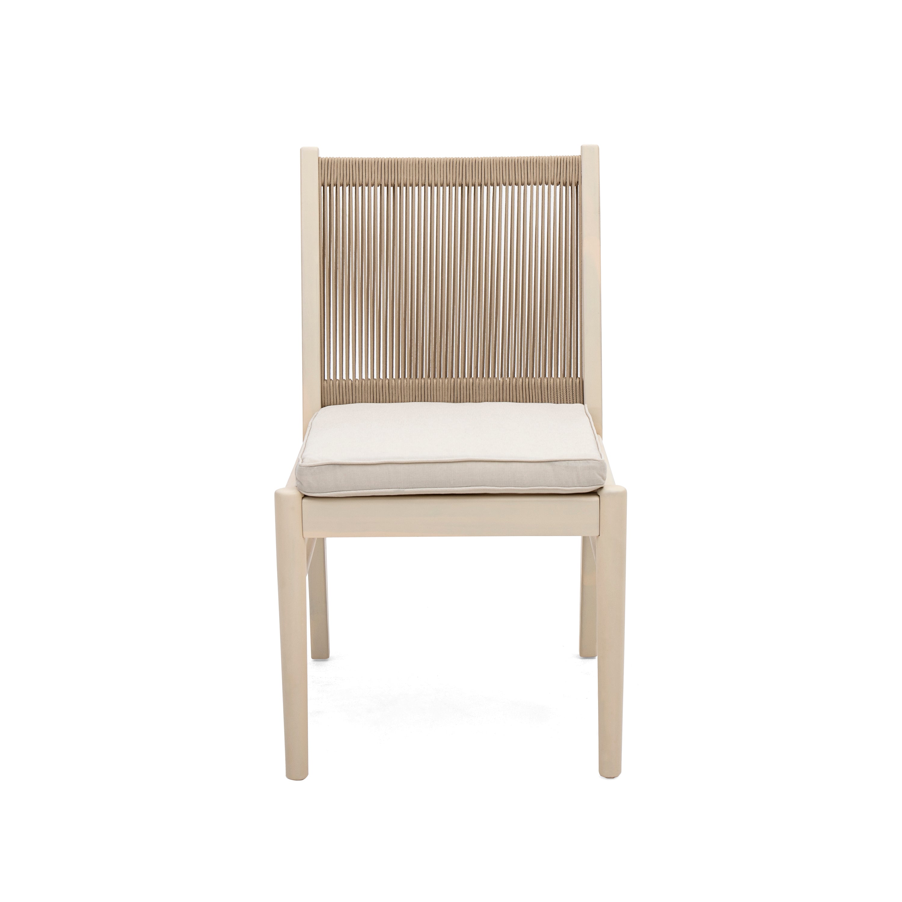 CORDOBA KD Dining Chair Set of 2 - Modern Wooden Kitchen Chairs with Upholstered Seat - Perfect for Dining Room, Kitchen, and Breakfast Nook