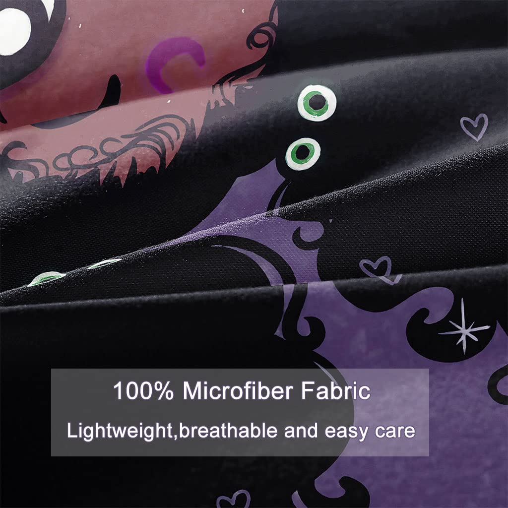 Purple Twin Comforter Set with Sheets - Black Girl Magic Bedding for Kids & Teens | Cute Princess Bedroom Decor | Complete Bed in a Bag Set for Girls' Room | Perfect for Sleepovers, Birthday Gifts & Cozy Bedtime
