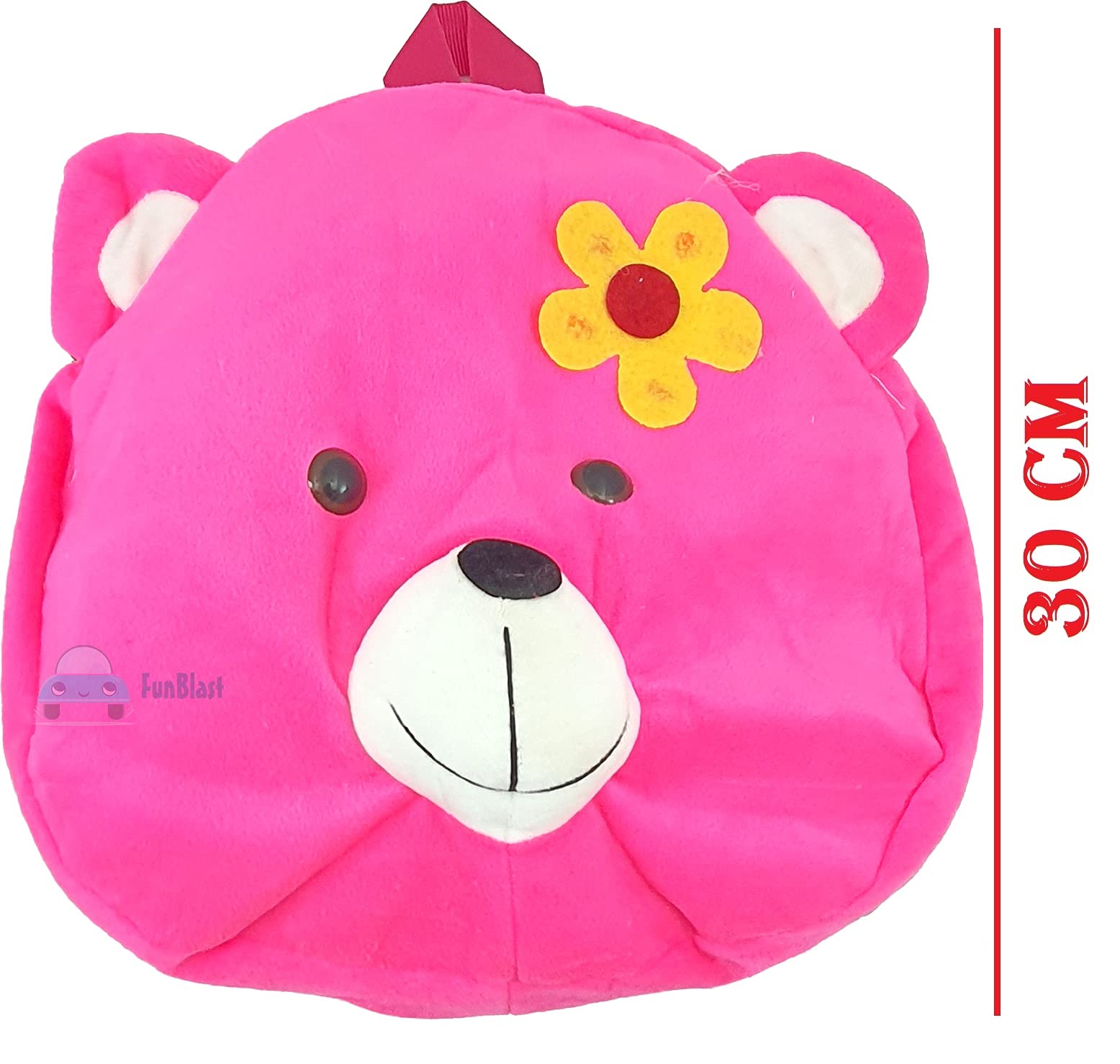 FunBlast Cartoon Round Soft Kids Backpack - Lightweight School Bag for Boys & Girls, Perfect for Preschool, Picnic, Travel & Daily Use