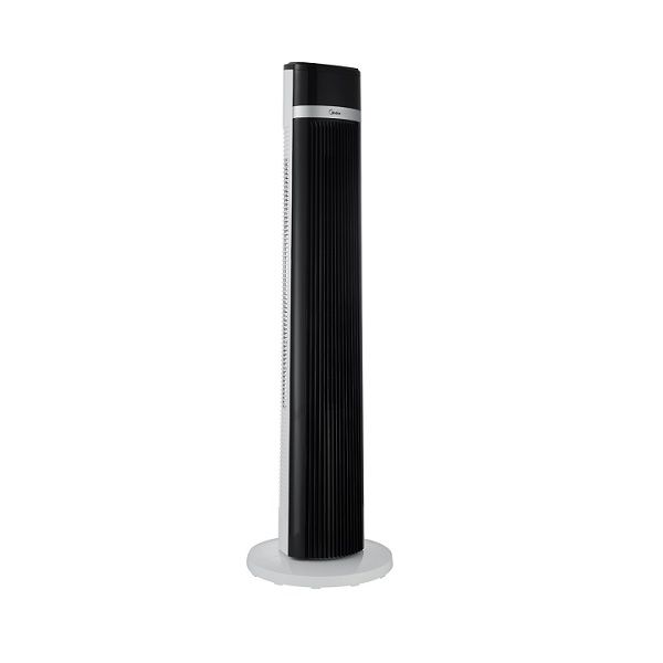 Midea FZ1018TRB 50W Tower Fan with Speed Control, Power-Off Memory Function - Quiet Cooling for Bedroom, Office & Living Room - Black