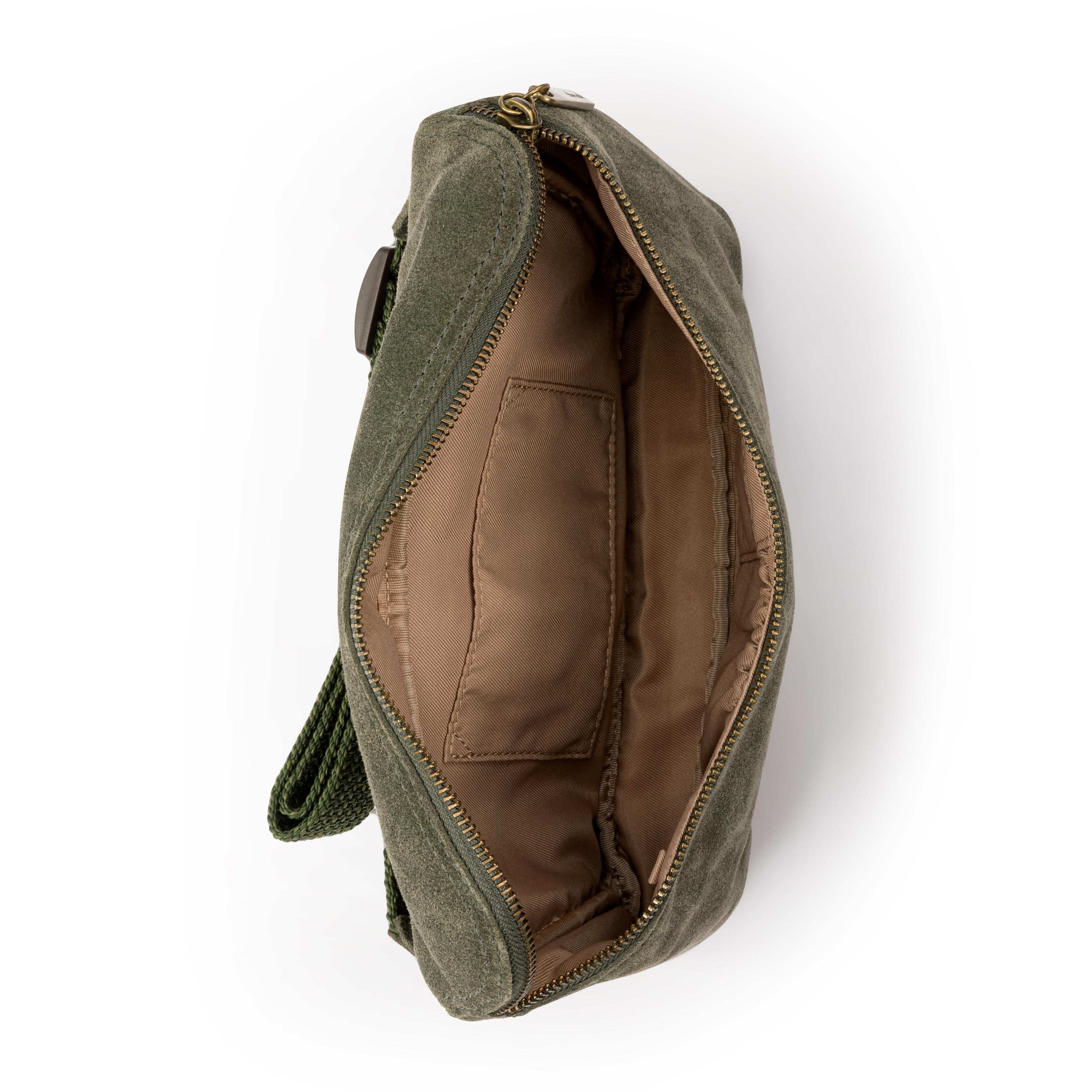 Caraway Large Belt Bag for Women & Men - Adjustable Waist Pack Fanny Pack with Zipper Pockets - Perfect for Running, Hiking, Travel & Outdoor Activities