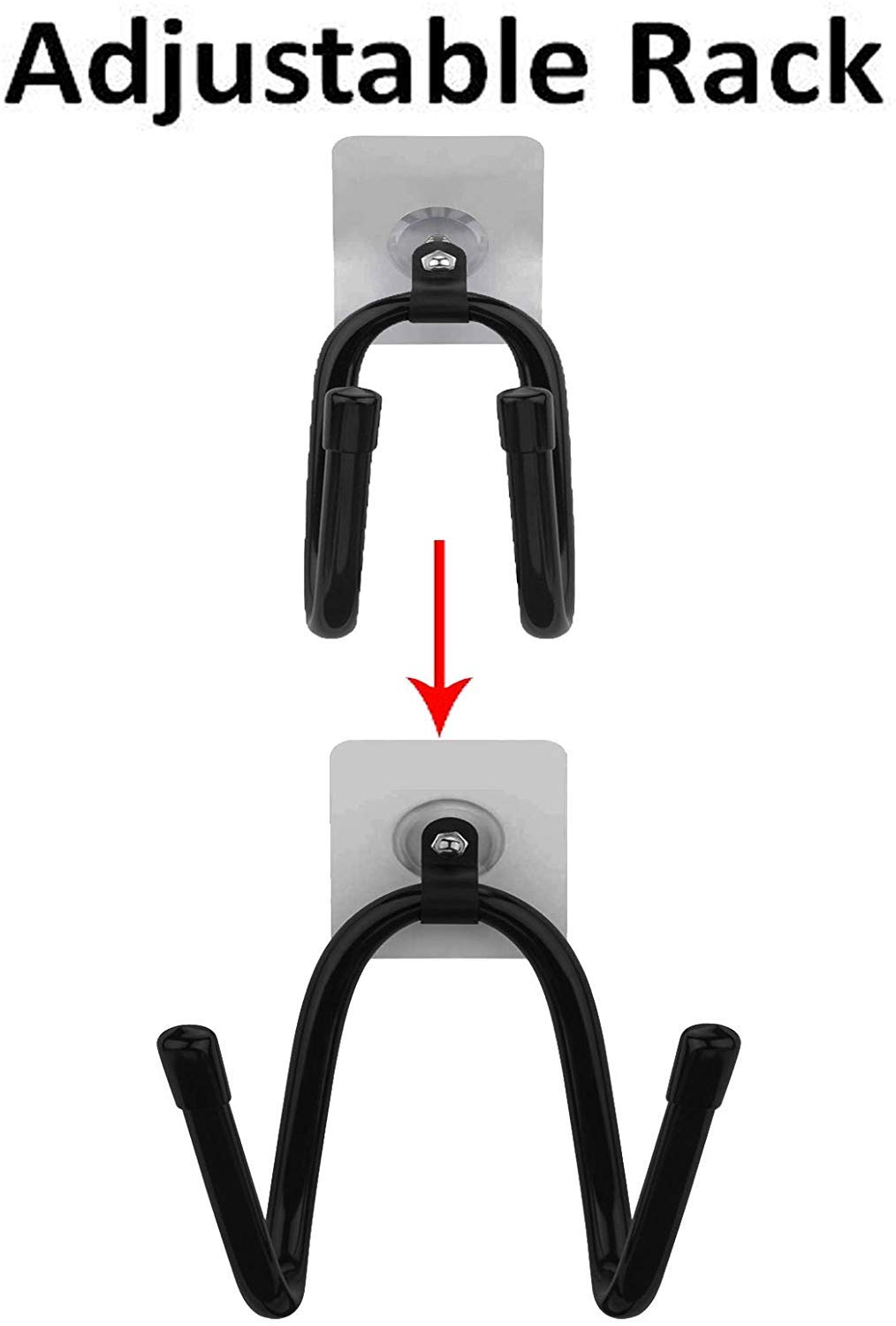 Baseball Cap Rack - Wall Mount Hat Holder for Storage & Display | No Drill Installation, Strong Self-Adhesive (Holds 15 lbs) | Perfect for Bedroom, Closet & Entryway Organization