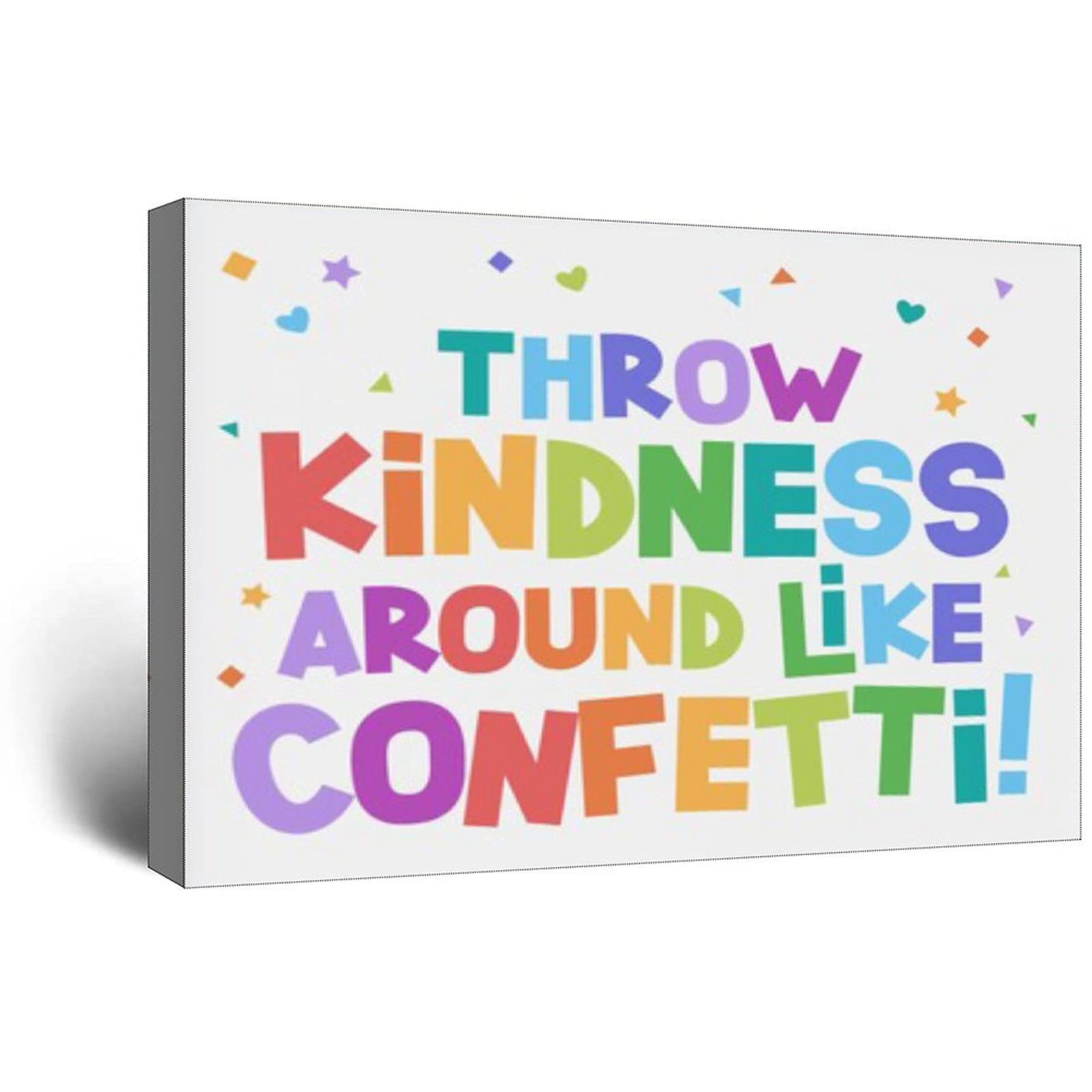 Kindness Classroom Posters - Motivational Canvas Art Print for Office, Family Room, Bedroom, Kitchen & Bathroom Decor - 24x36 Inches (60x90cm) - Perfect for Home, School & Workplace Inspiration
