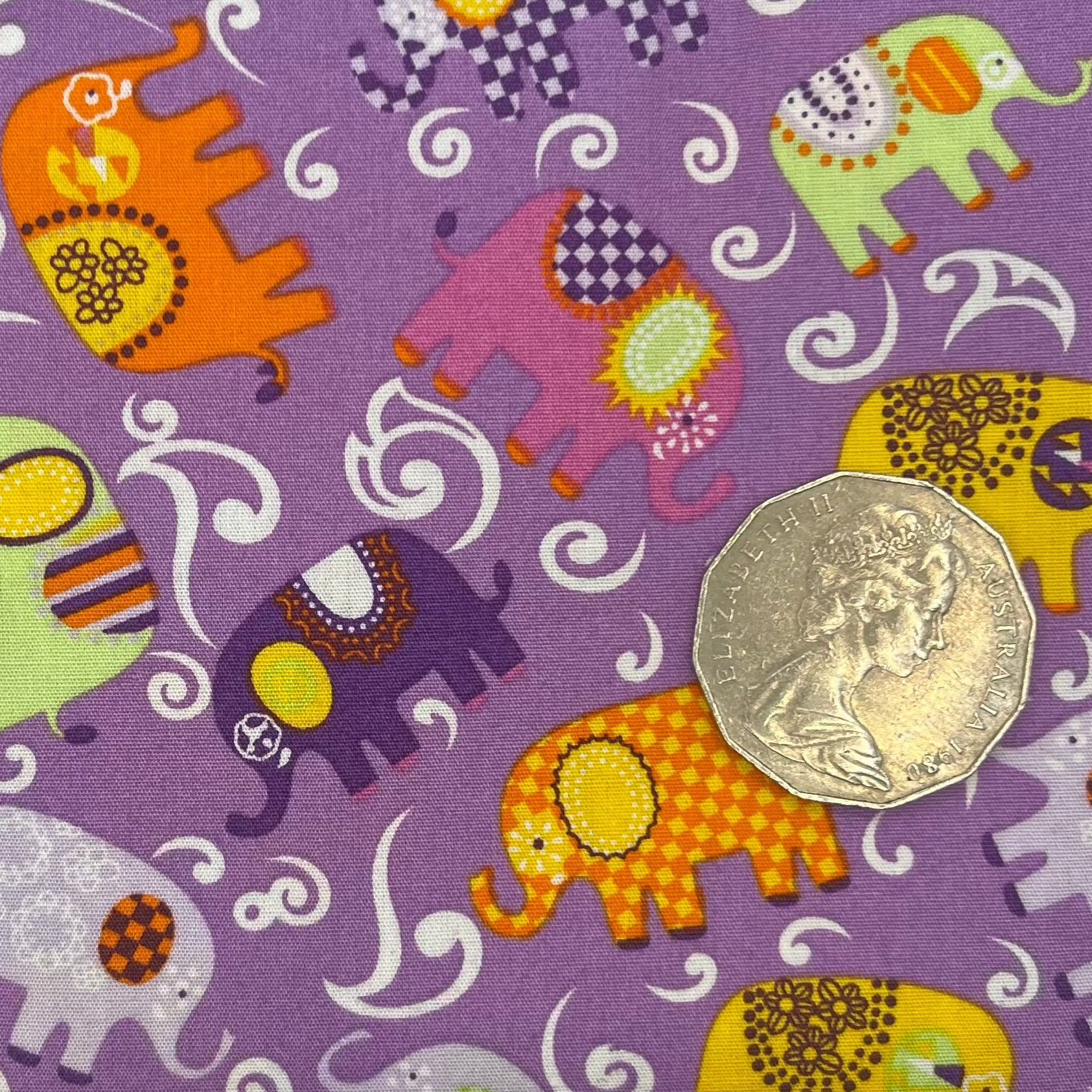 Purple Elephant Decor - Handmade Elephant Figurine for Home Decor, Nursery, Kids Room & Gift Ideas