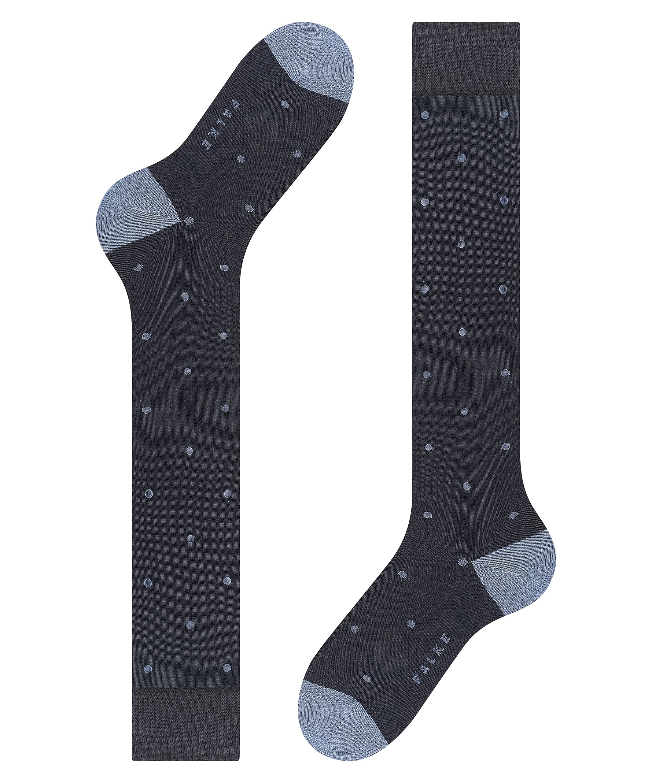 FALKE Men's Fashion Dot Knee High Socks - 1 Pair of Stylish Compression Socks for Running, Sports & Casual Wear - Perfect for Athletic Performance & Everyday Comfort