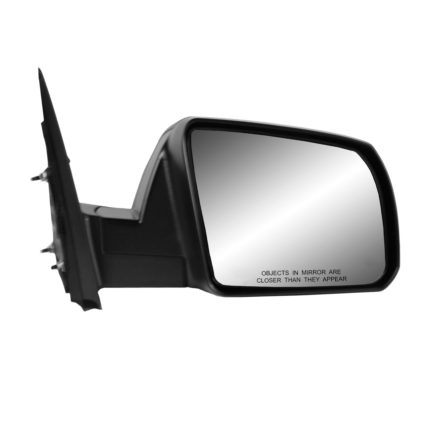 Fit System Passenger Side Mirror for Toyota Tundra - Textured Black Foldaway Manual Mirror Replacement (70223T) | Durable Exterior Car Accessory for Off-Road & Daily Driving