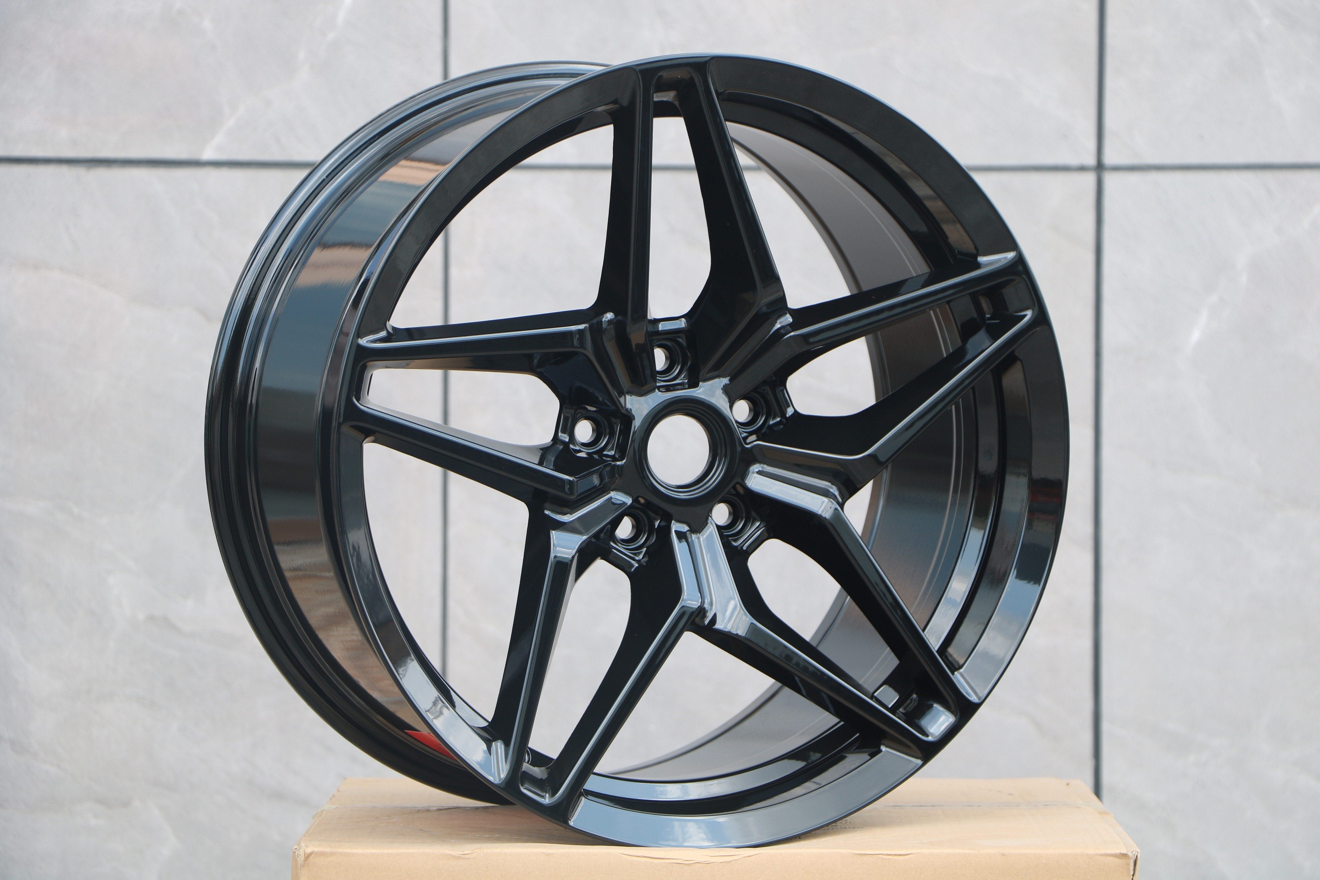 19/20 ZR1 Style Wheels for Chevy Corvette C6 & C7 - High Performance Alloy Rims - Perfect for Street Racing & Car Shows