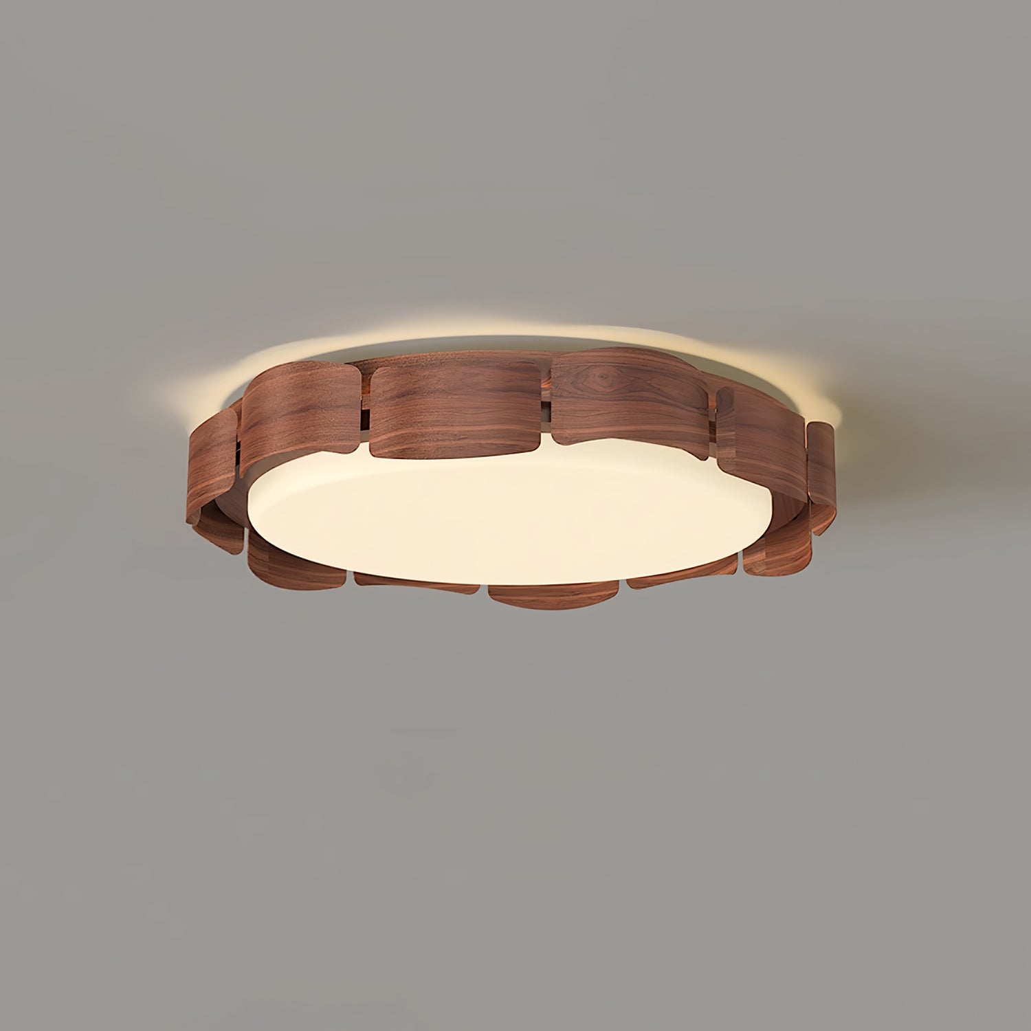 Cascadia Flare Ceiling Light - Modern LED Flush Mount Fixture for Bedroom, Kitchen, Hallway - Dimmable & Energy Efficient Lighting Solution