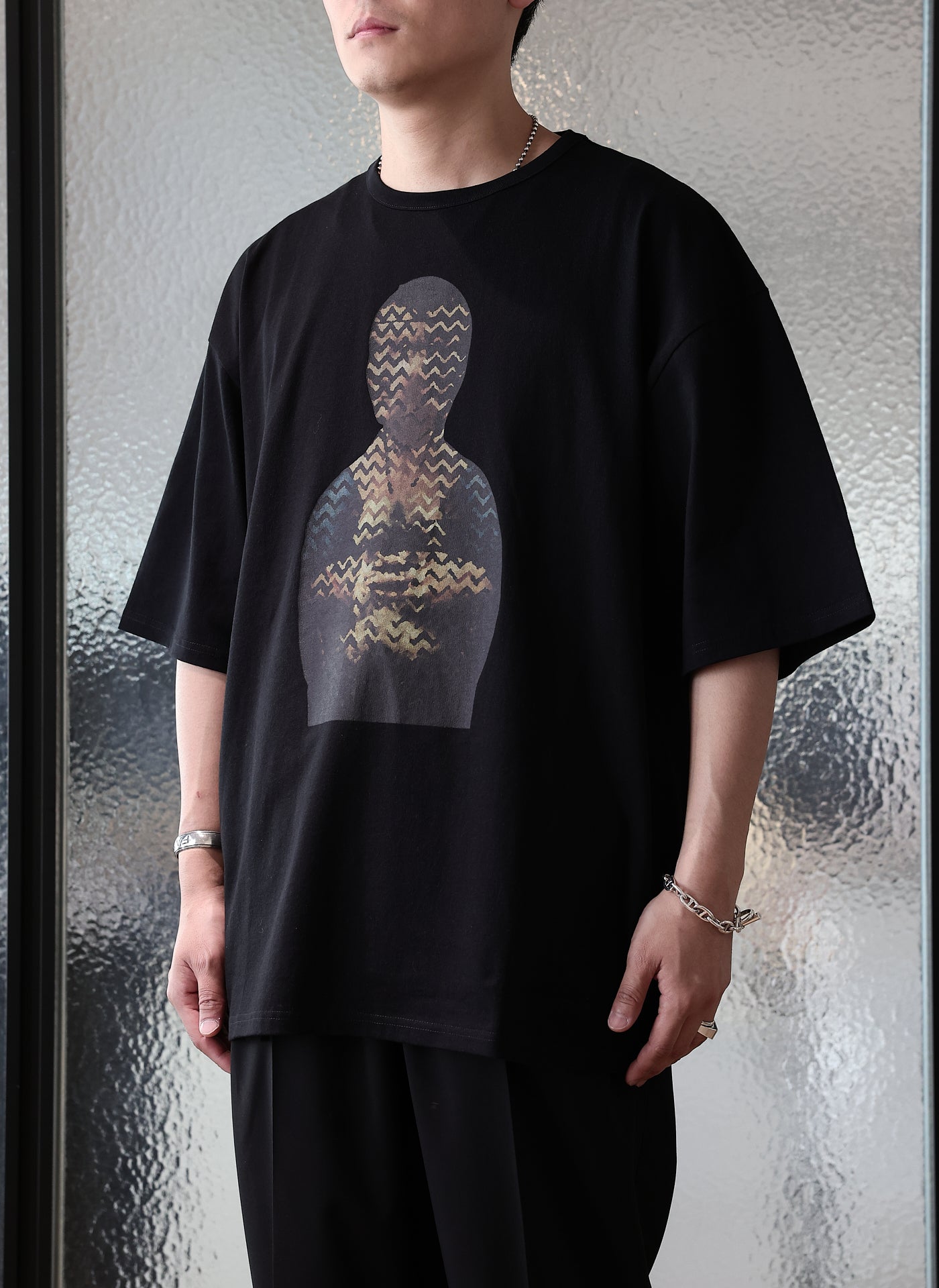 Stylish Dama Con Lermellino Cotton Graphic T-Shirt for Women - Trendy Casual Top for Everyday Wear, Outings & Street Fashion