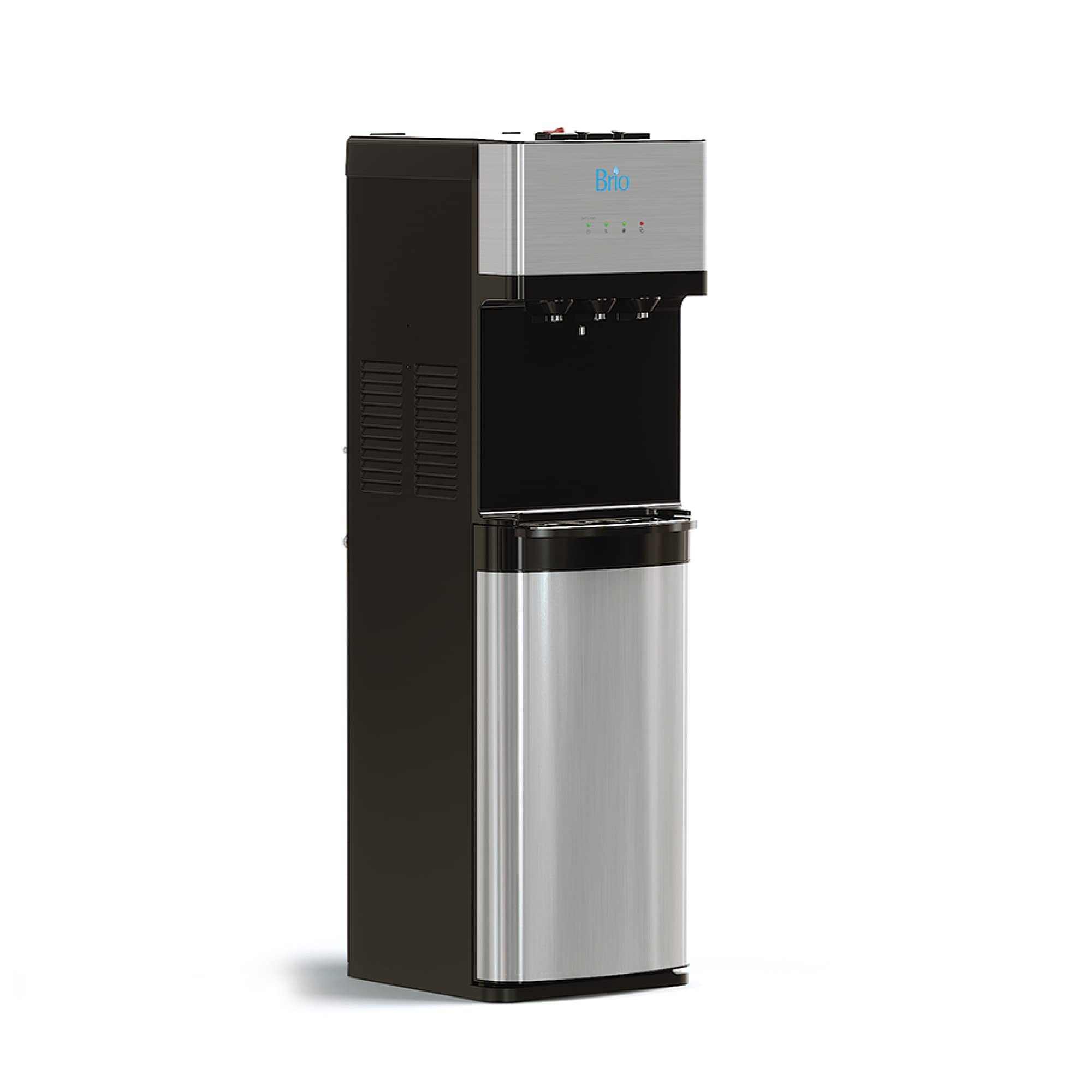 Brio Self Cleaning Bottleless Water Cooler Dispenser - UL Certified Stainless Steel Water Filter System with Hot, Cold & Room Temperature Options | Perfect for Offices, Homes & Schools