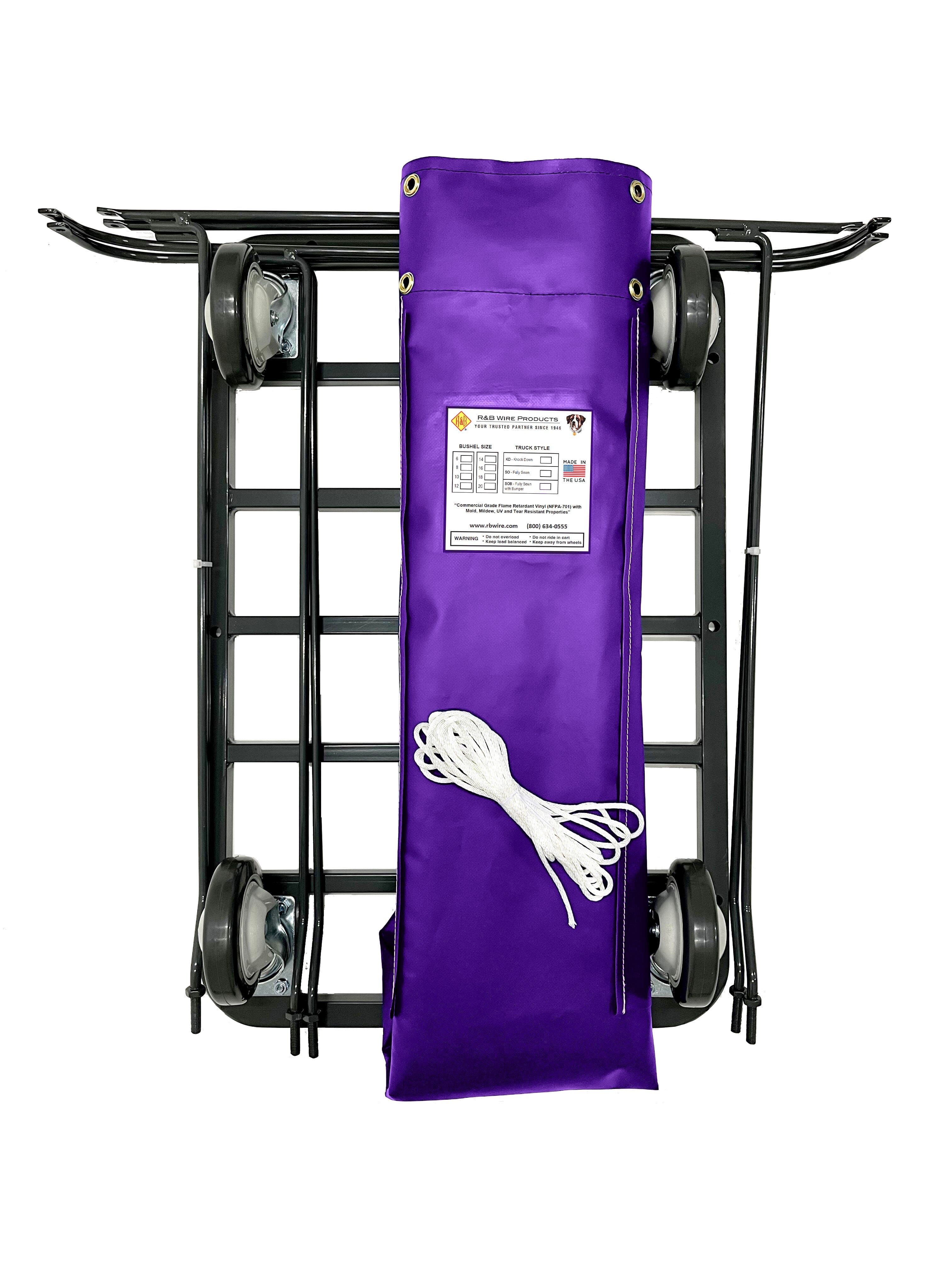 16 Bushel UPS/FEDEX Approved Basket Truck - Heavy Duty Utility Cart for Warehouse, Grocery Store & Industrial Use
