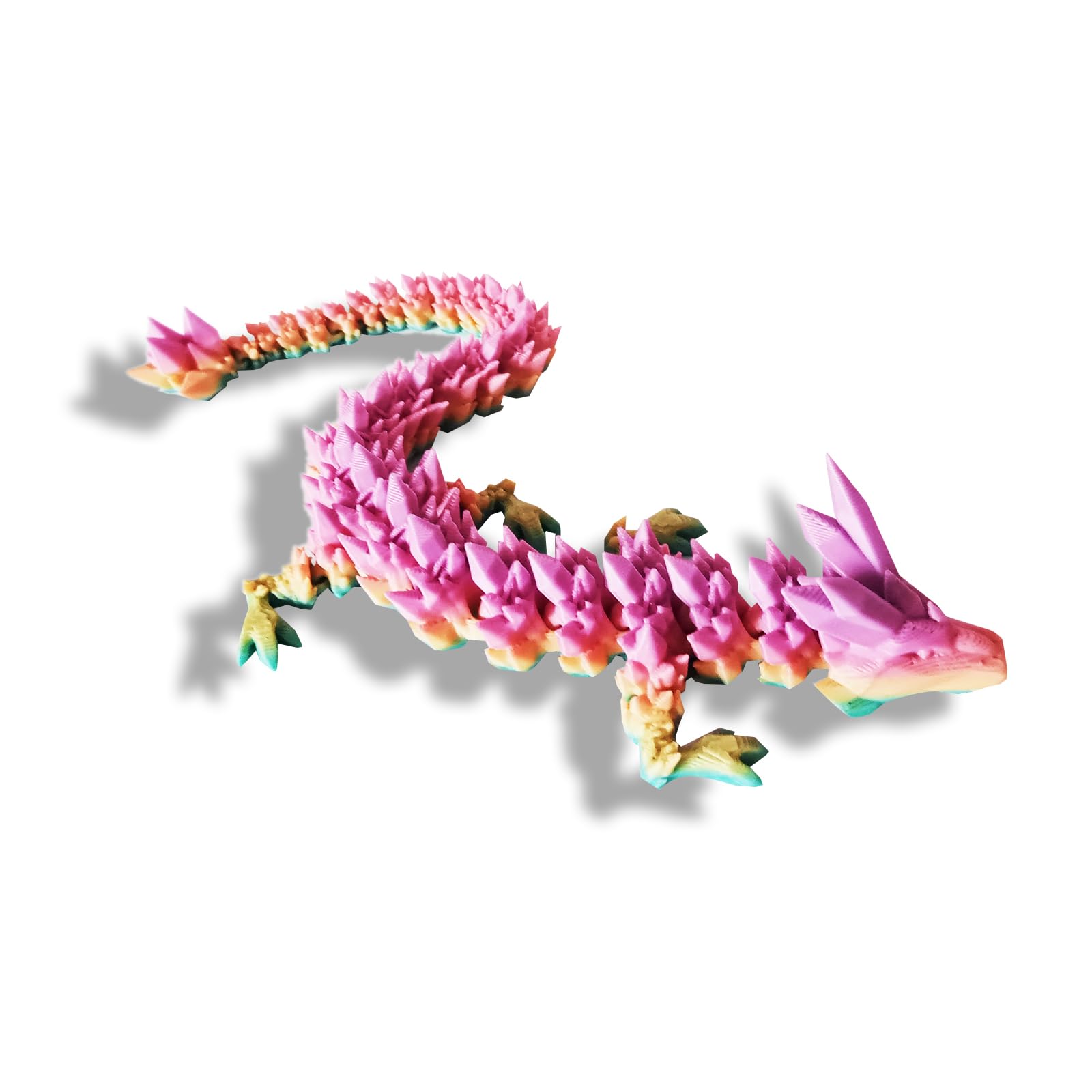 3D Printed Dragon Egg Fidget Toy - Rainbow Desk Decor for Autism/ADHD Relief