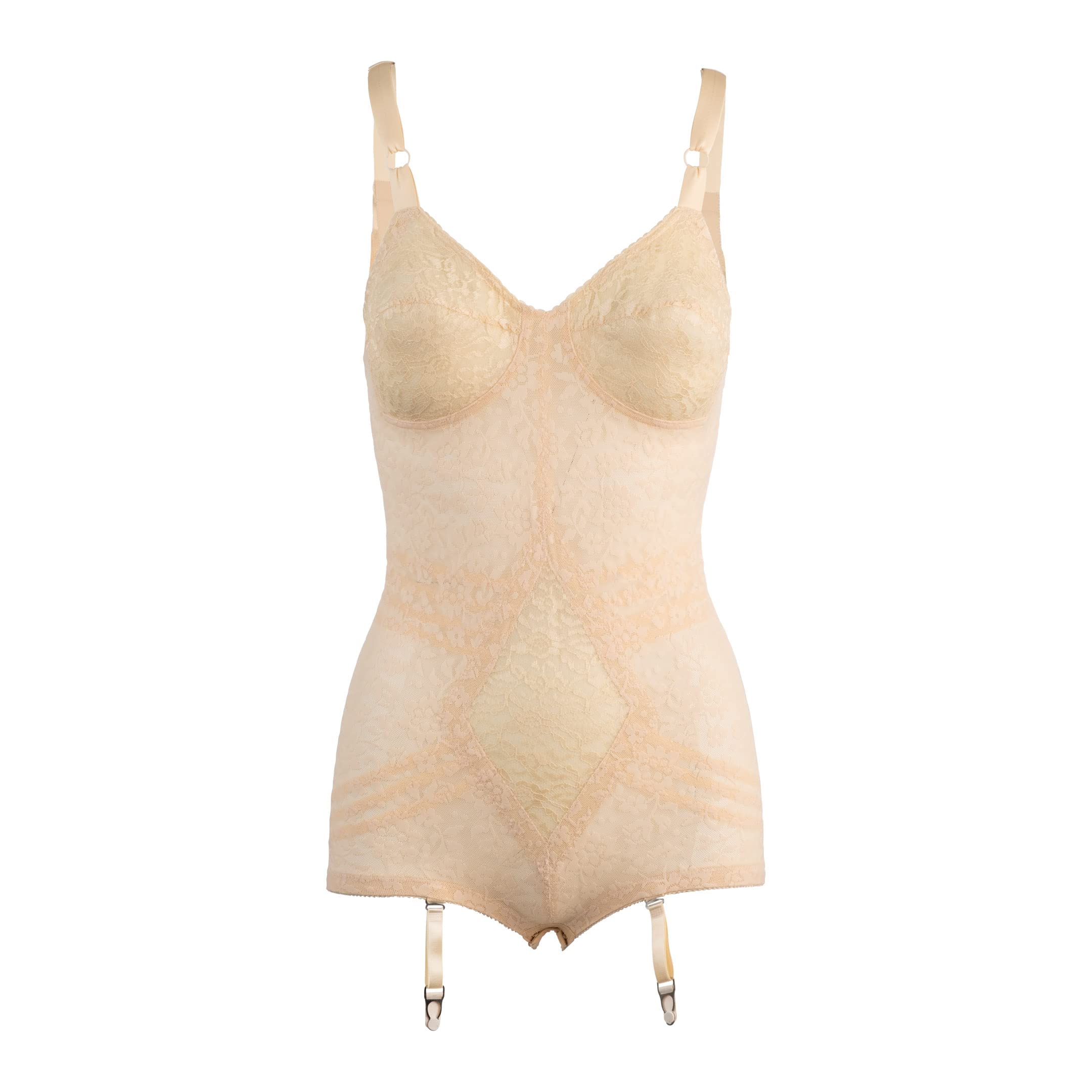 Rago Style 9057 Extra-Firm Body Briefer - High Compression Shapewear for Tummy Control & Waist Slimming - Perfect Under Dresses for Special Occasions