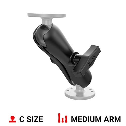 RAM Mounts RAM-201U Medium Double Socket Arm for 1.5