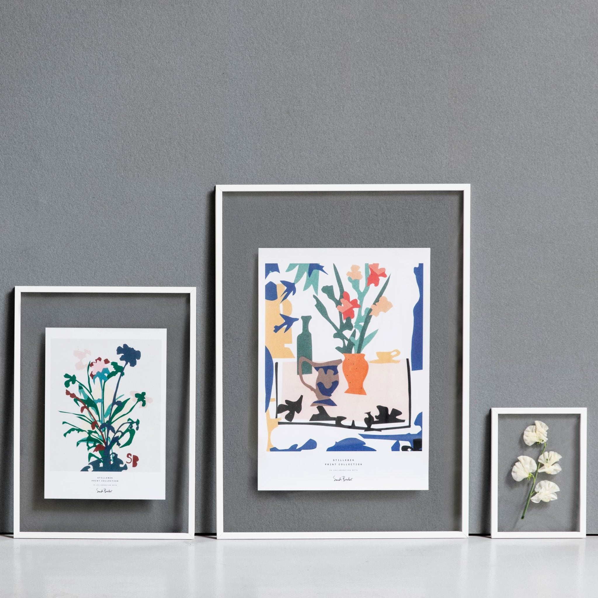 MOEBE White Powder Coated Picture Frame - 4 Sizes (8x10, 11x14, 16x20, 24x36) for Wall Art, Photo Display & Home Decor