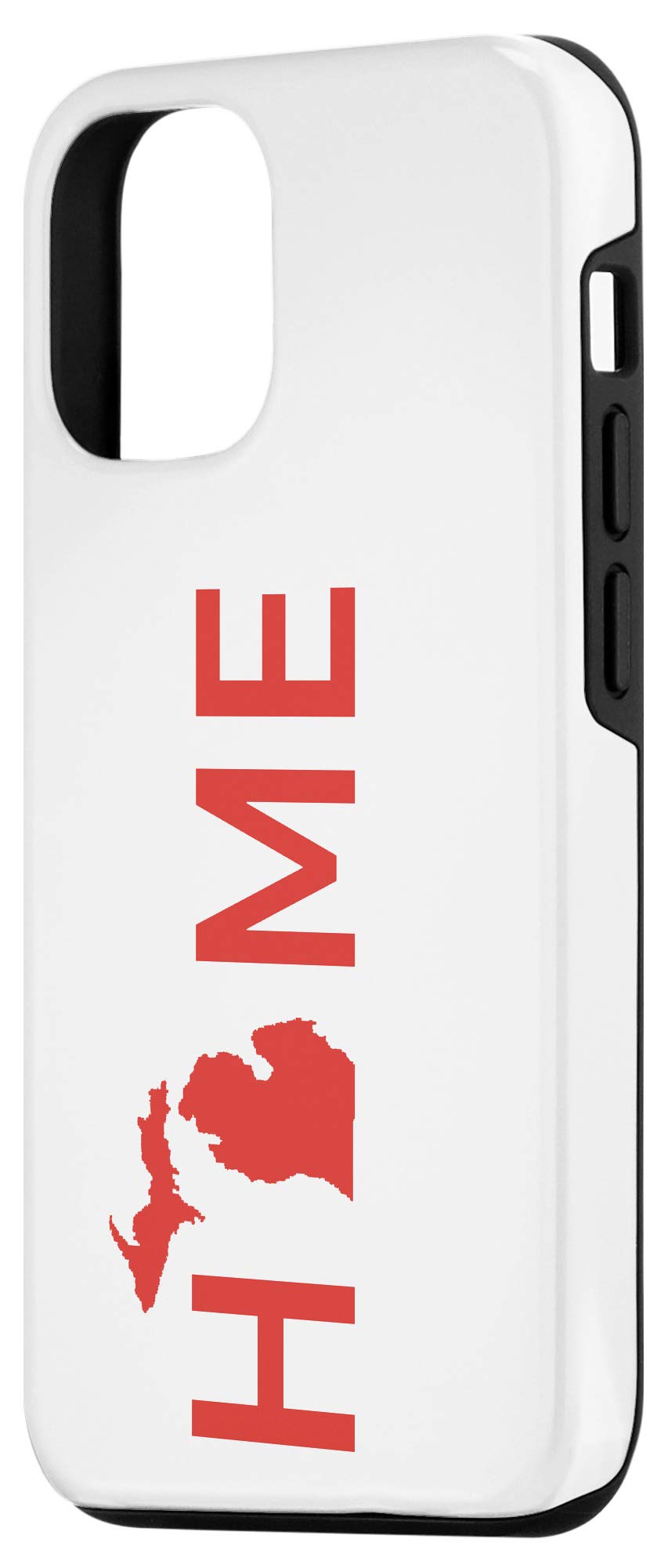 iPhone 12/12 Pro Case with Michigan State Outline - Durable Protective Phone Cover for iPhone 12 Series | Perfect for Travel, Home Decor & Showing State Pride