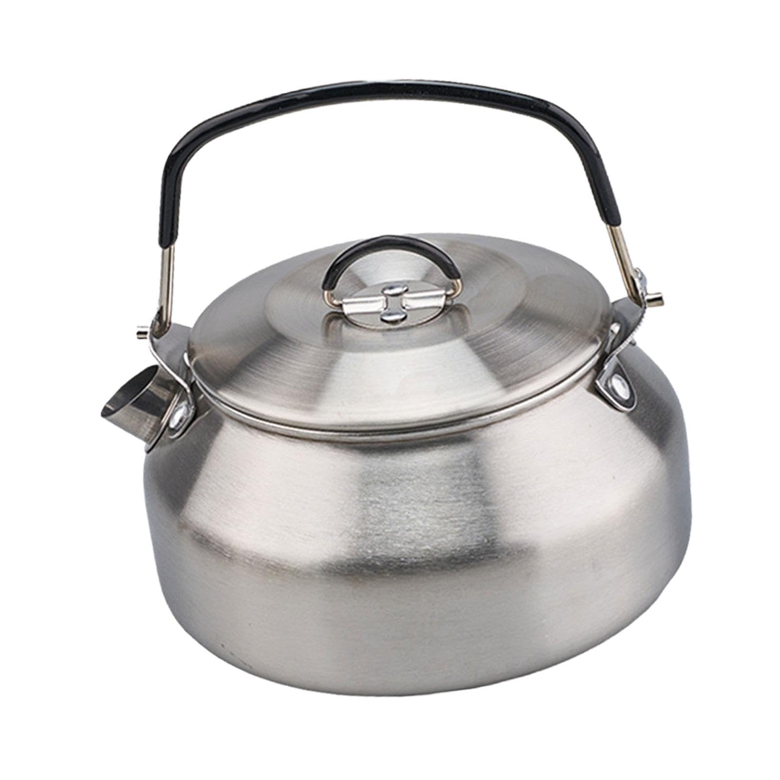 Large Capacity 0.8L Stainless Steel Tea Kettle - Lightweight Stovetop Kettle for Outdoor Camping, Fishing & Picnics | Perfect for Boiling Water, Making Tea & Outdoor Cooking