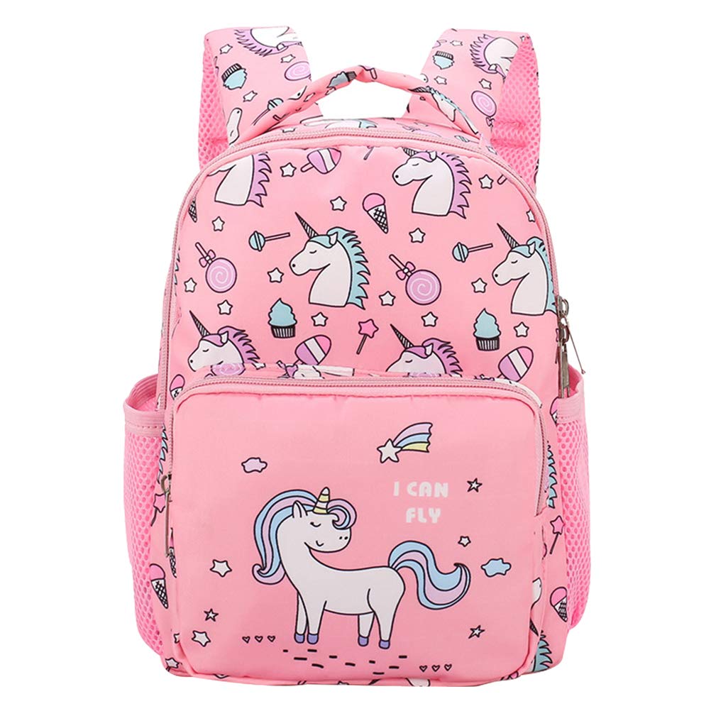 **Unicorn Backpack for Girls - Cute Lightweight Toddler School Bag with Adjustable Chest Strap | Perfect for Preschool, Daycare & Travel**