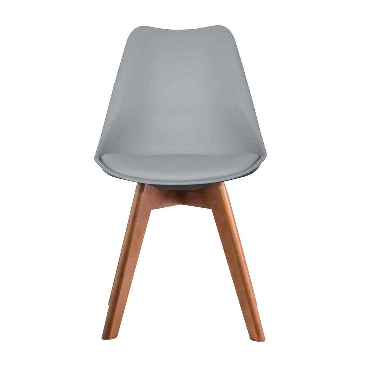Modern Jaden Dining Chairs Set of 2 - Mid-Century Wooden Kitchen Chairs with Upholstered Seat - Perfect for Dining Room, Kitchen, Breakfast Nook & Small Spaces