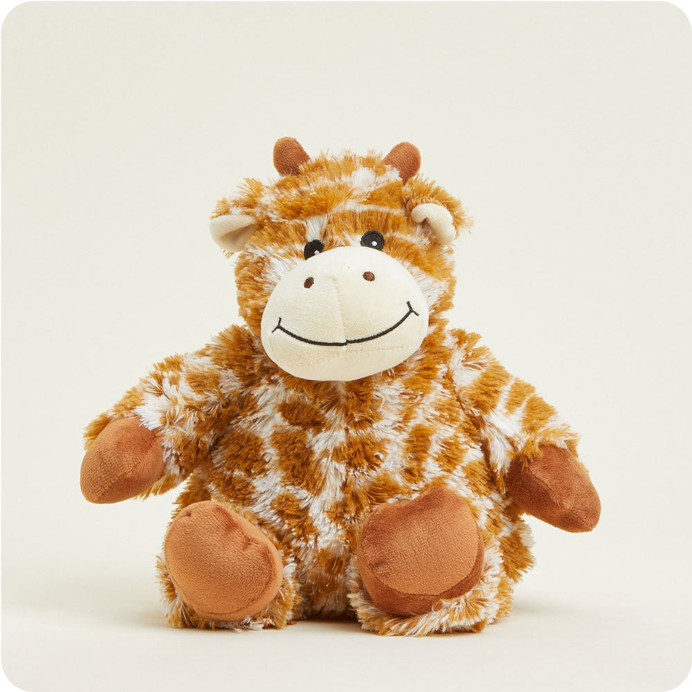 Weighted Heated Giraffe Stuffed Animal - Warmies Plush Toy for Kids & Adults | Soothing Heat Therapy for Stress Relief, Anxiety & Sleep Aid | Perfect for Cuddling, Relaxation & Comfort