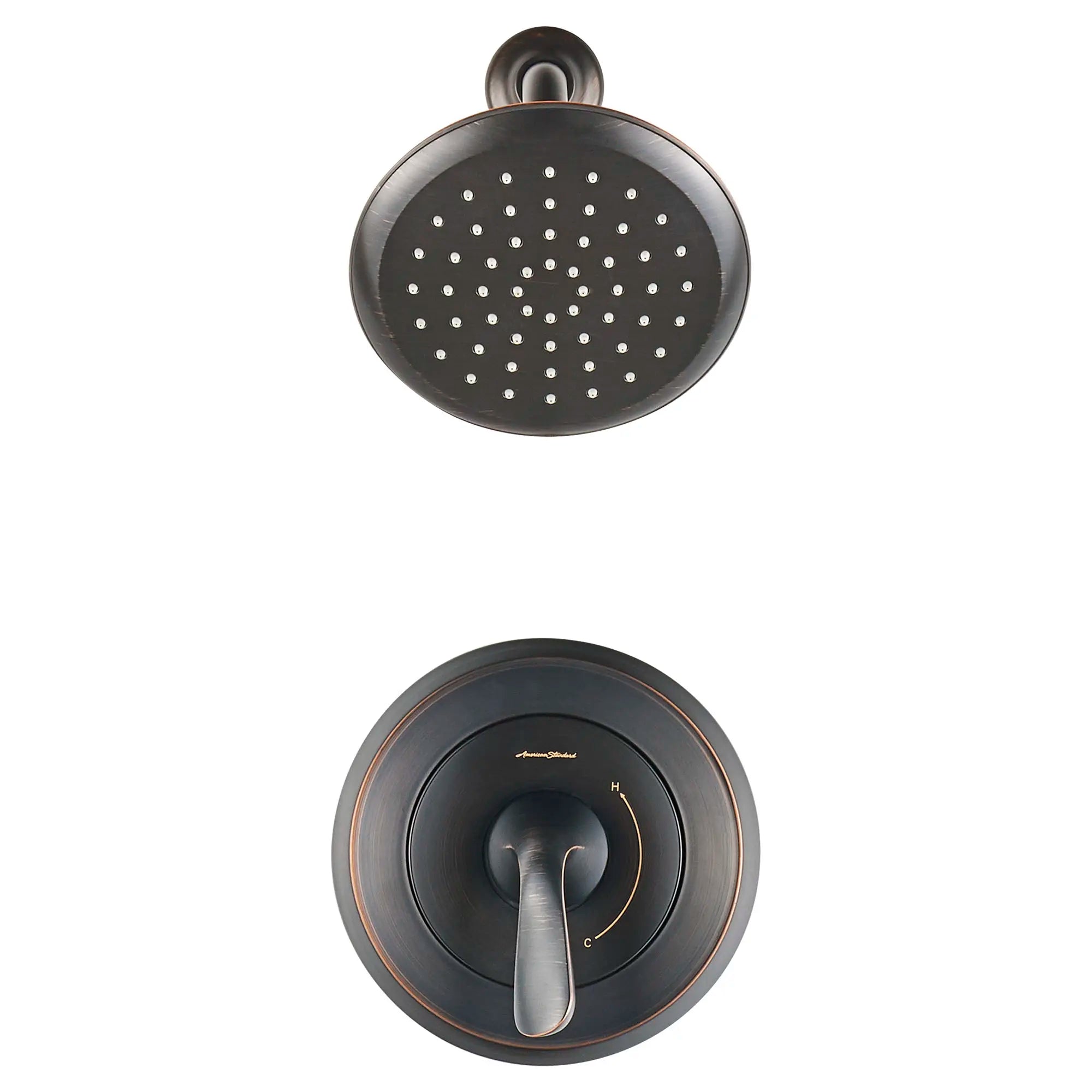 Fluent 2.5 GPM Shower Trim Kit with Double Ceramic Pressure Balance Cartridge & Lever Handle - Perfect for Modern Bathroom Renovations and Water-Efficient Showers