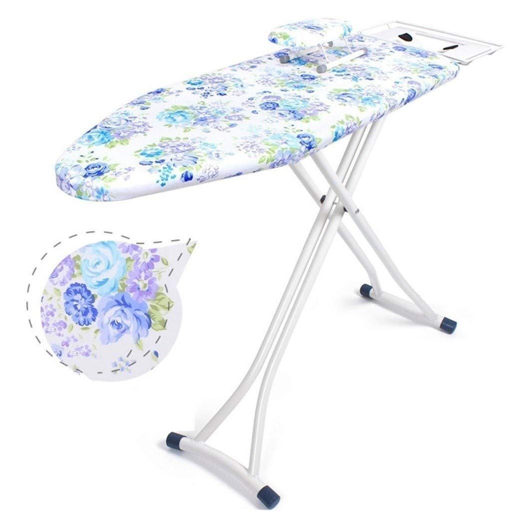 Premium Z-W-DONG Heavy-Duty Floor Standing Ironing Board with Sleeve Board - 133x34x92cm Extra Wide Ironing Table for Laundry Room, Reinforced Metal Frame & Colorful Cover (#2) - Perfect for Home Garment Care, Tailoring & Professional Ironing