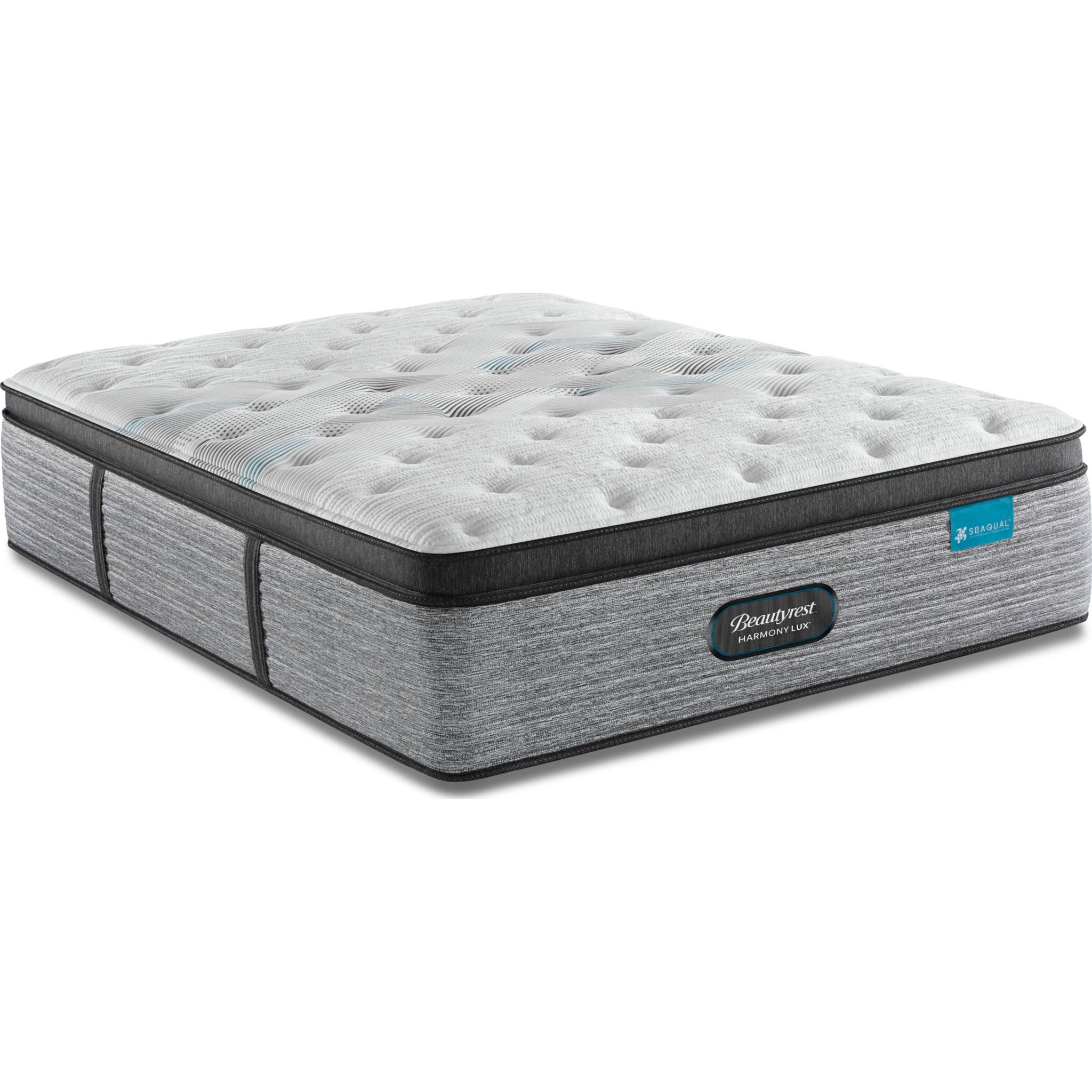 Beautyrest Harmony Lux Timeless Pillow Top Innerspring 15.25 Inch Mattress - Queen Size Plush Support for Side Sleepers & Back Pain Relief - Perfect for Master Bedroom & Guest Room Comfort