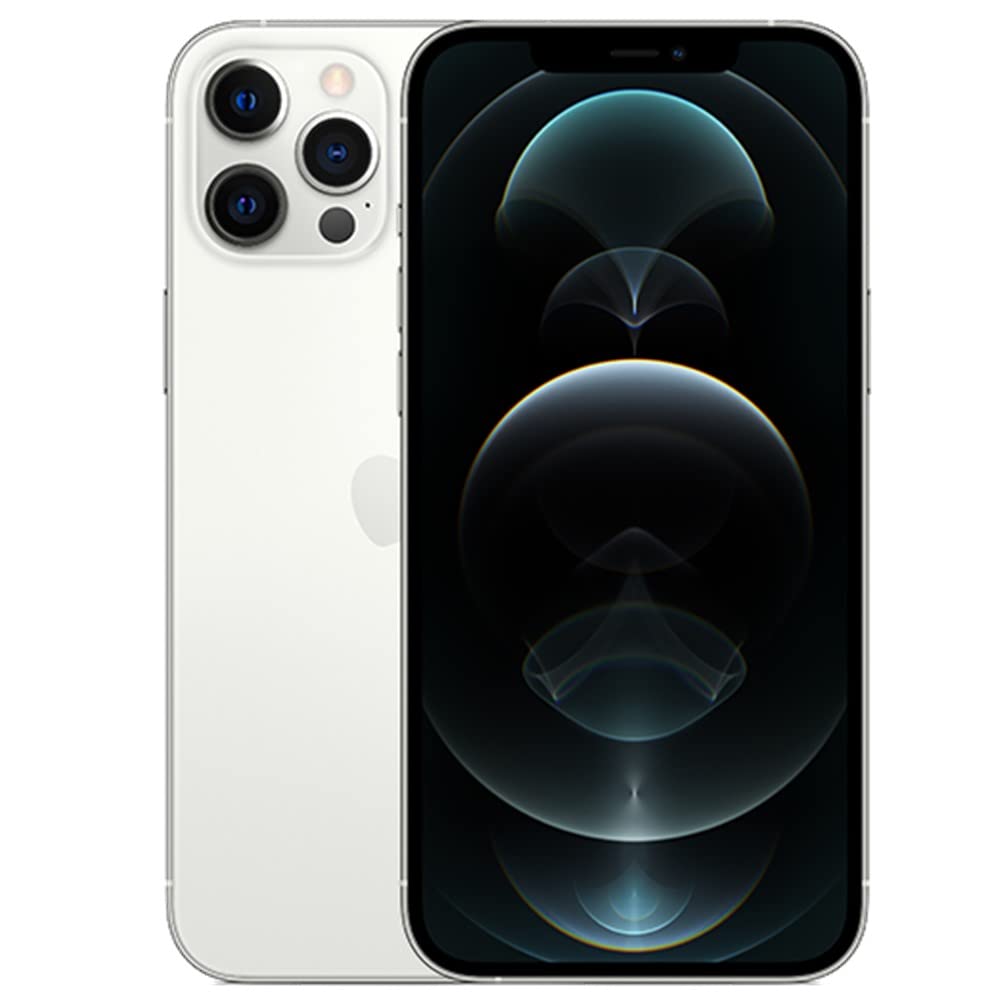 Refurbished Apple iPhone 12 Pro 512GB Silver - Verizon Unlocked Smartphone | Premium Renewed Phone with Face ID, 5G & OLED Display | Perfect for Business, Travel & Photography