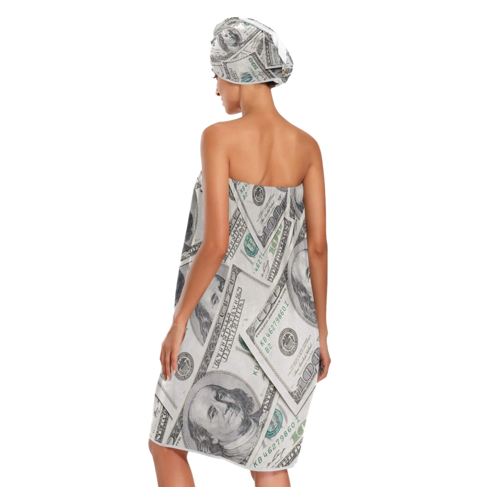 Premium Women's Spa Towel Robe Set - 3-Piece Absorbent Bath Body Wrap with Adjustable Closure, Headband & Hair Towel - Soft & Luxurious for Post-Shower, Poolside & Relaxation at Home