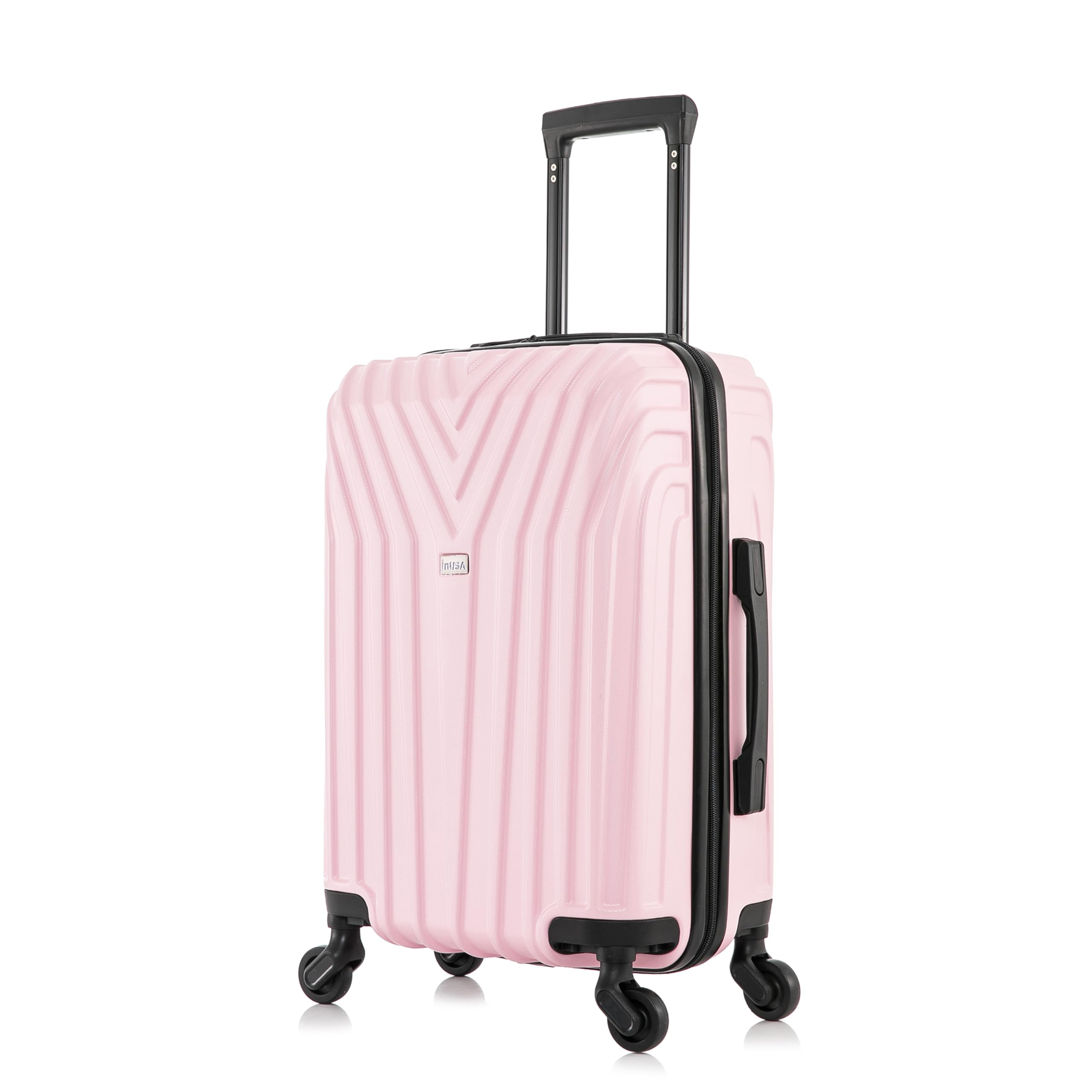 VASTY 20-Inch Lightweight Hardshell Spinner Luggage - Durable Carry-On Suitcase with Trolley Handle & 360° Wheels (Pink) | Perfect for Air Travel, Weekend Getaways & Business Trips