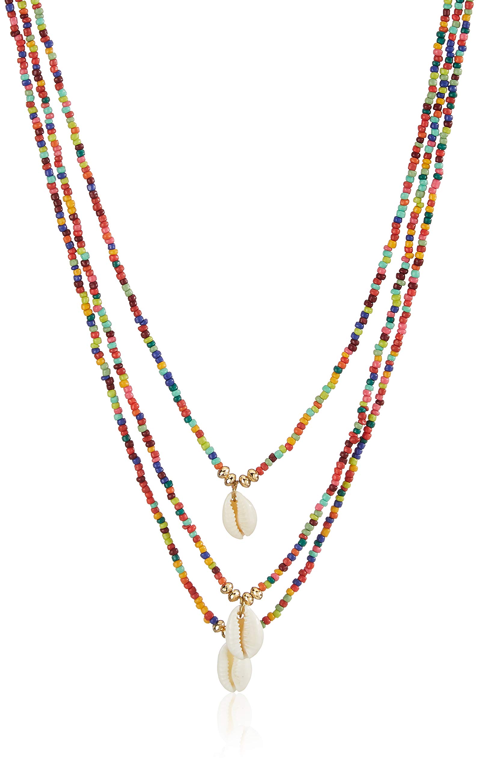 ISHVAKU Delicate Beaded Necklaces for Women & Girls - Elegant Jewelry Gift for Birthday, Party & Everyday Wear