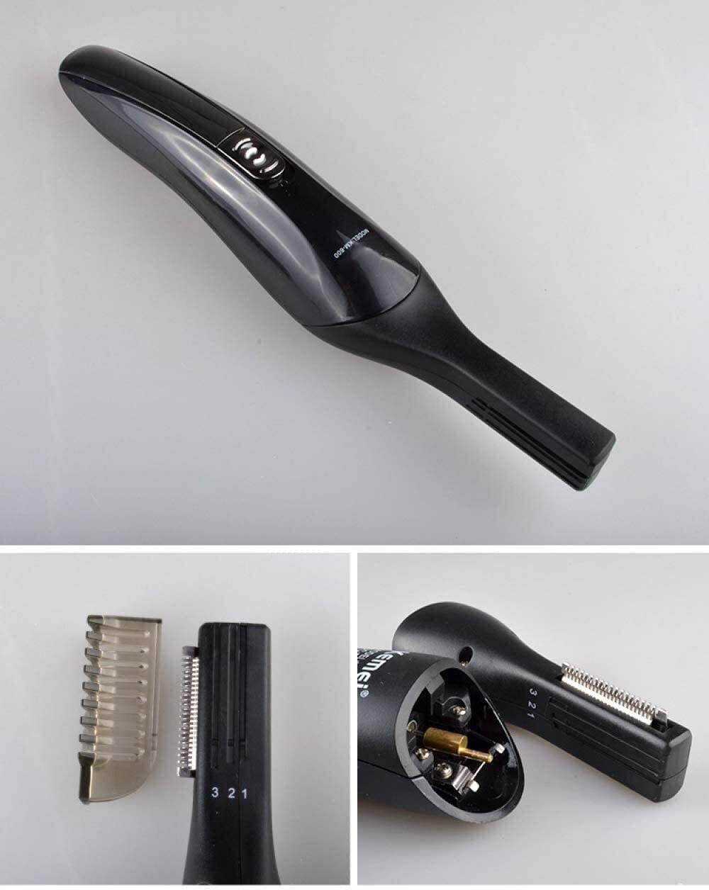Professional Hair Clippers for Men - Rechargeable Stainless Steel Lithium Ion Trimmer with Beard & Nose Attachments | All-in-One Grooming Kit for Home Barbering, Travel & DIY Haircuts