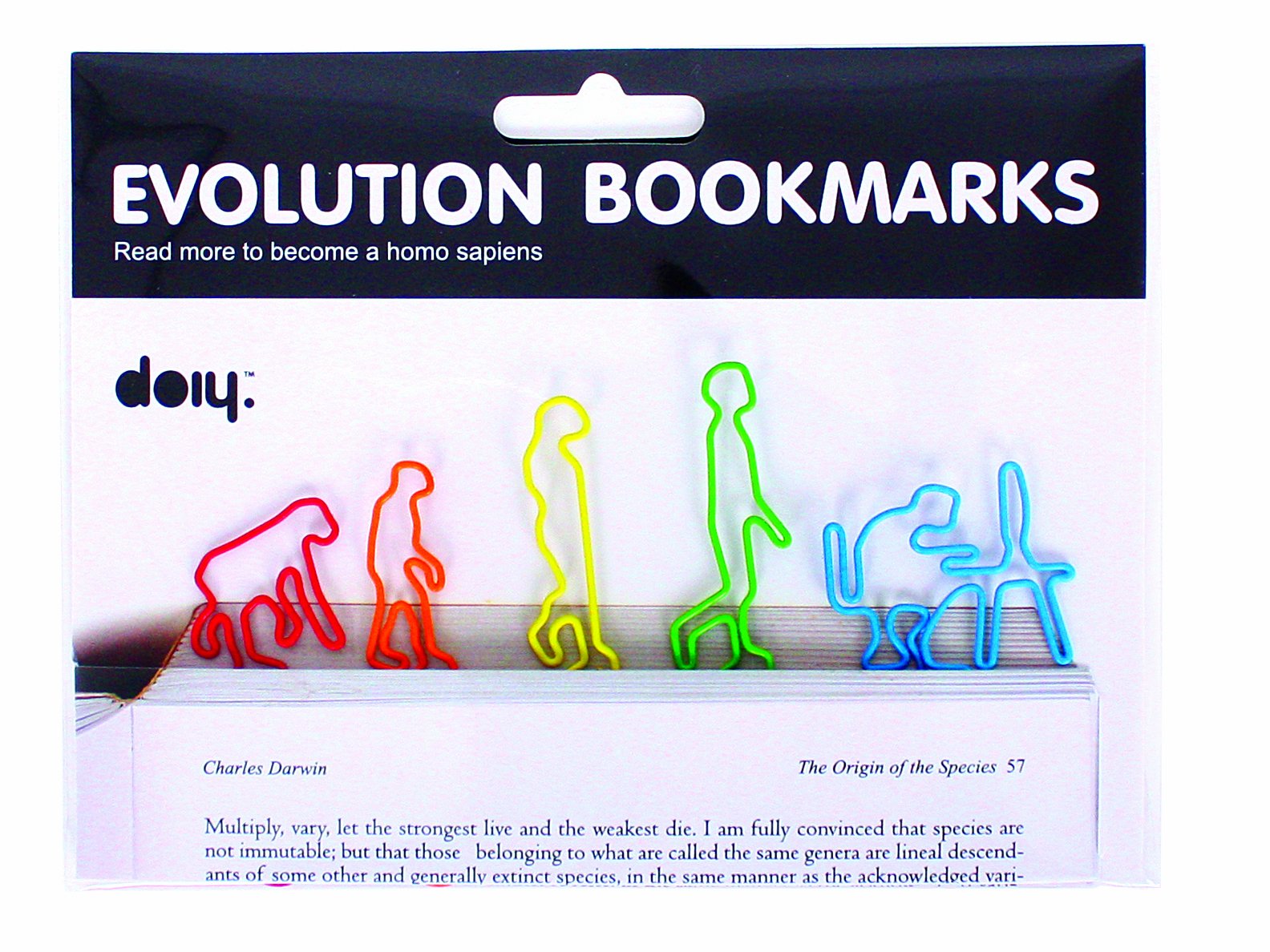 Evolution Bookmarks - Premium Metal Bookmark for Readers & Book Lovers - Perfect Gift for Bookworms, Students & Bibliophiles - Ideal for Reading, Studying & Book Collections