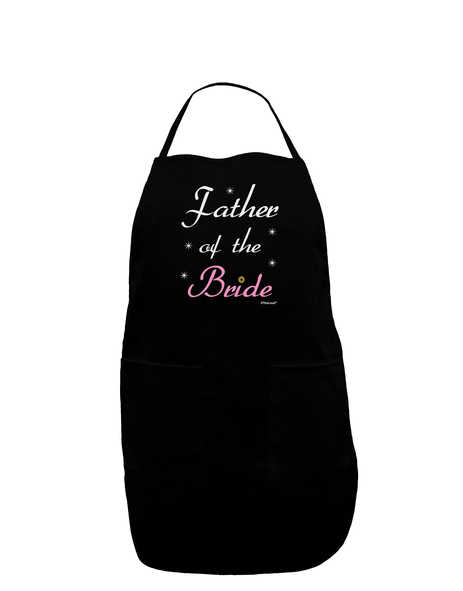 Funny Father of the Bride Apron - Dark Adult Kitchen Apron for Wedding Gifts, BBQ Cooking & Grilling - Perfect for Dads, Grooms & Wedding Parties