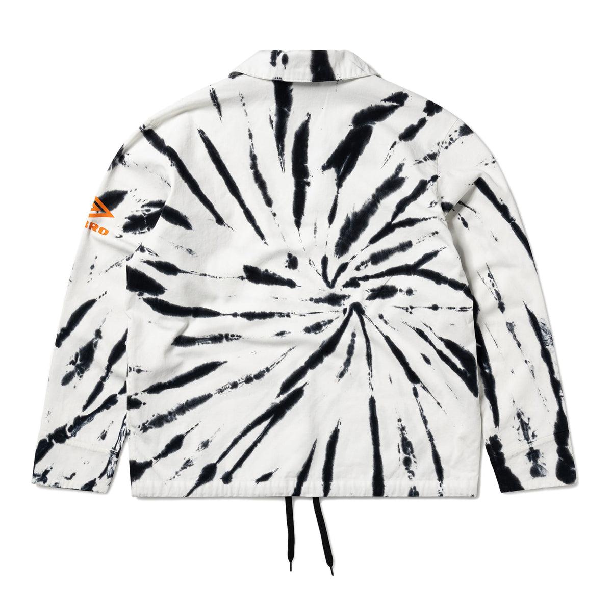 Umbro Tie Dye Pro 64 Pullover Hoodie - Black Spiral Print Men's Athletic Sweatshirt for Gym, Running & Casual Wear