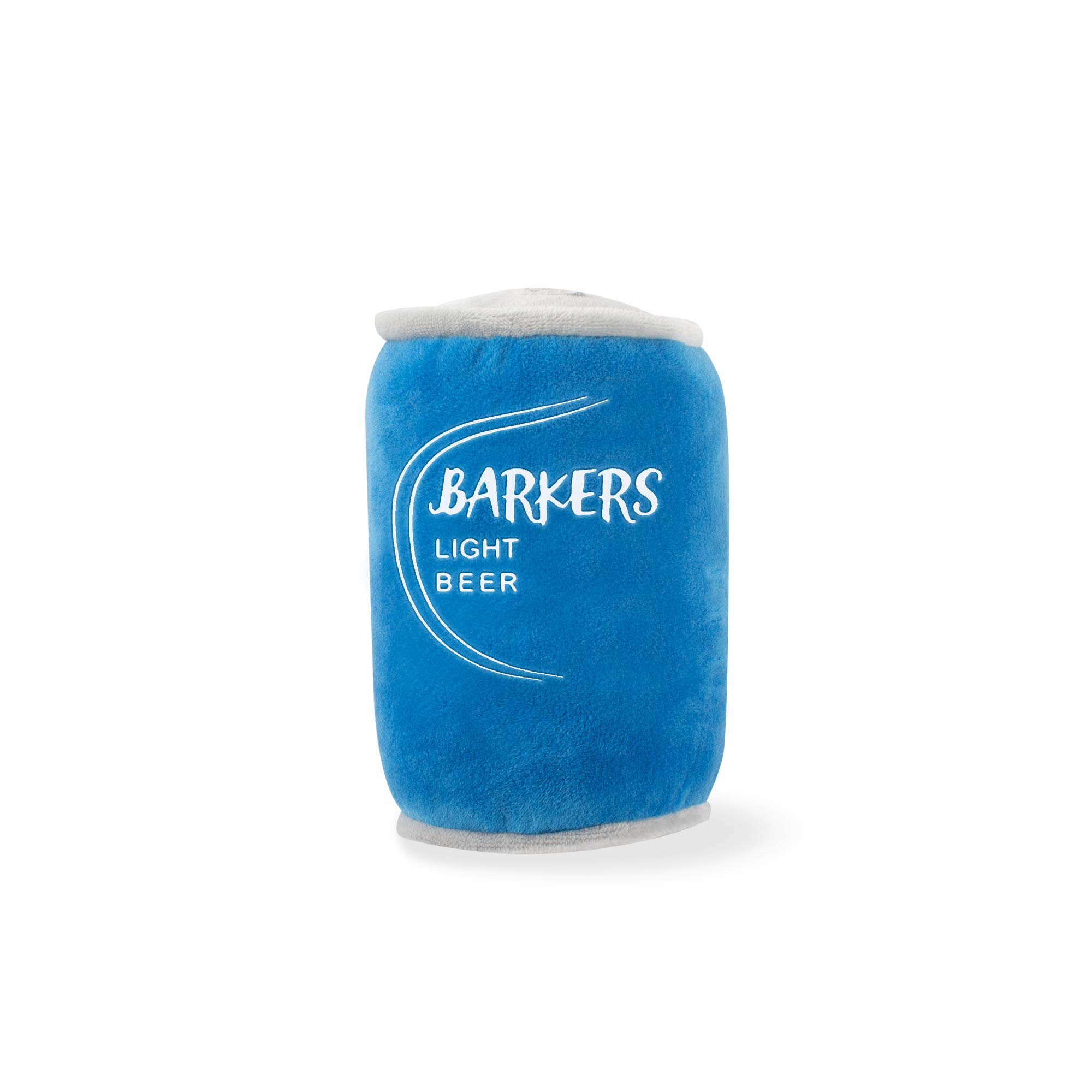 Fringe Studio Plush Dog Toy - Barkers Light Beer Pet Chew Toy for Small & Medium Dogs, Durable & Safe for Indoor & Outdoor Play (289389)
