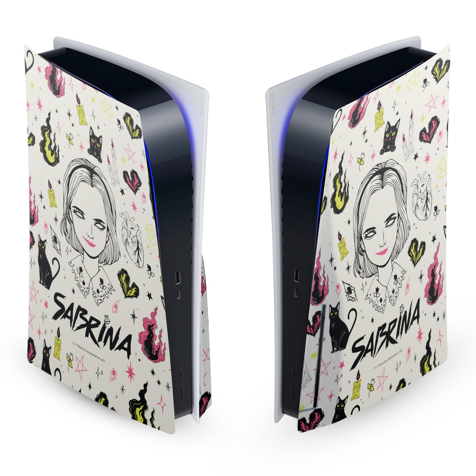 Chilling Adventures of Sabrina PS5 Skin - Officially Licensed Vinyl Decal for Sony PlayStation 5 Disc Edition - Perfect for Gaming & Collectors