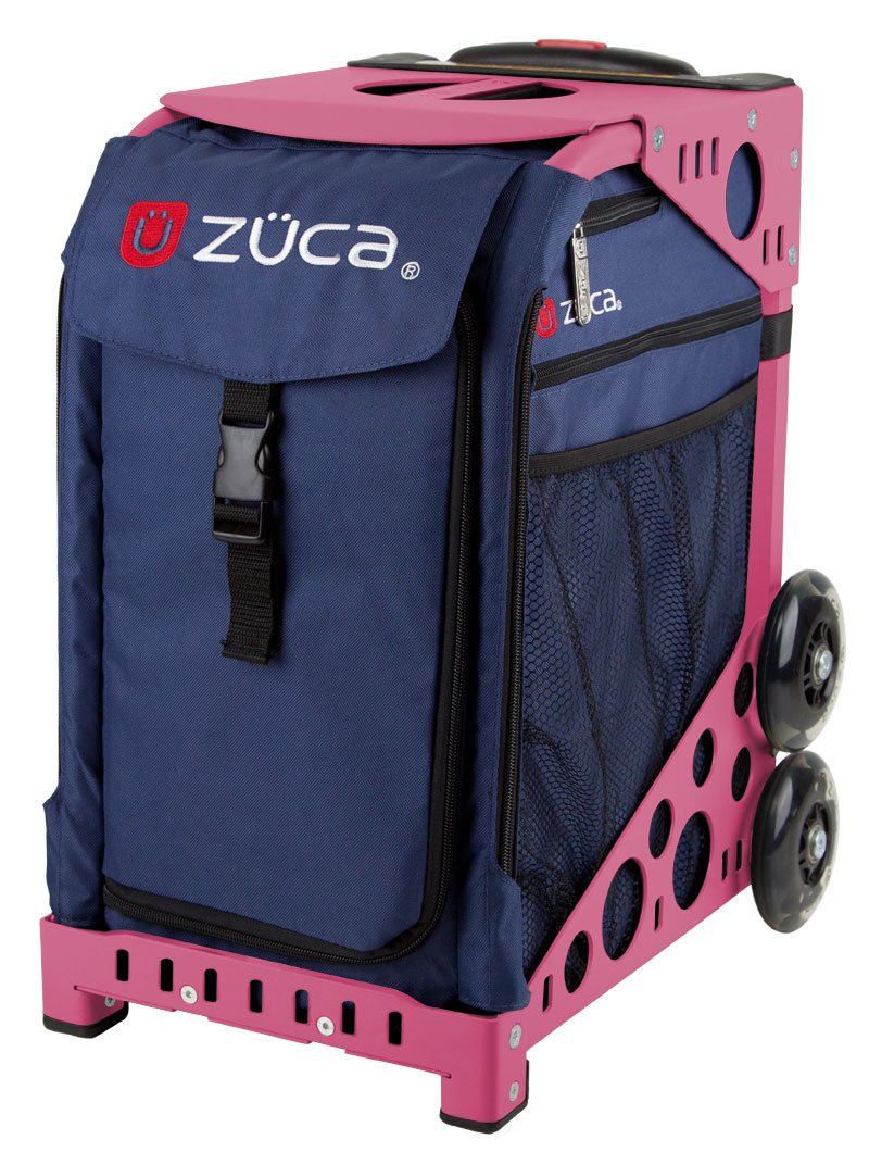 ZUCA Sport Insert Bag - Midnight Navy with Pink Sport Frame | Durable Gym Bag for Fitness, Yoga & Travel | Perfect for Sports Equipment & Active Lifestyle