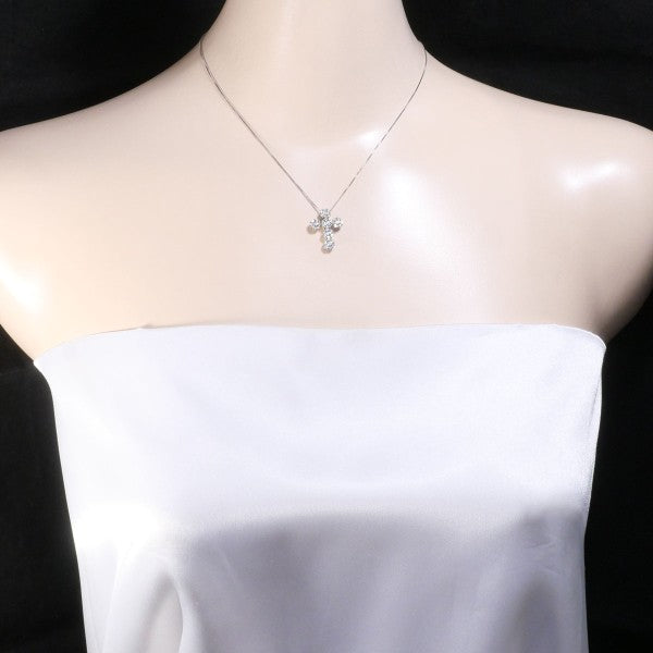 18K White Gold Diamond Necklace for Women - Elegant & Timeless Jewelry Gift for Anniversary, Wedding, or Special Occasions