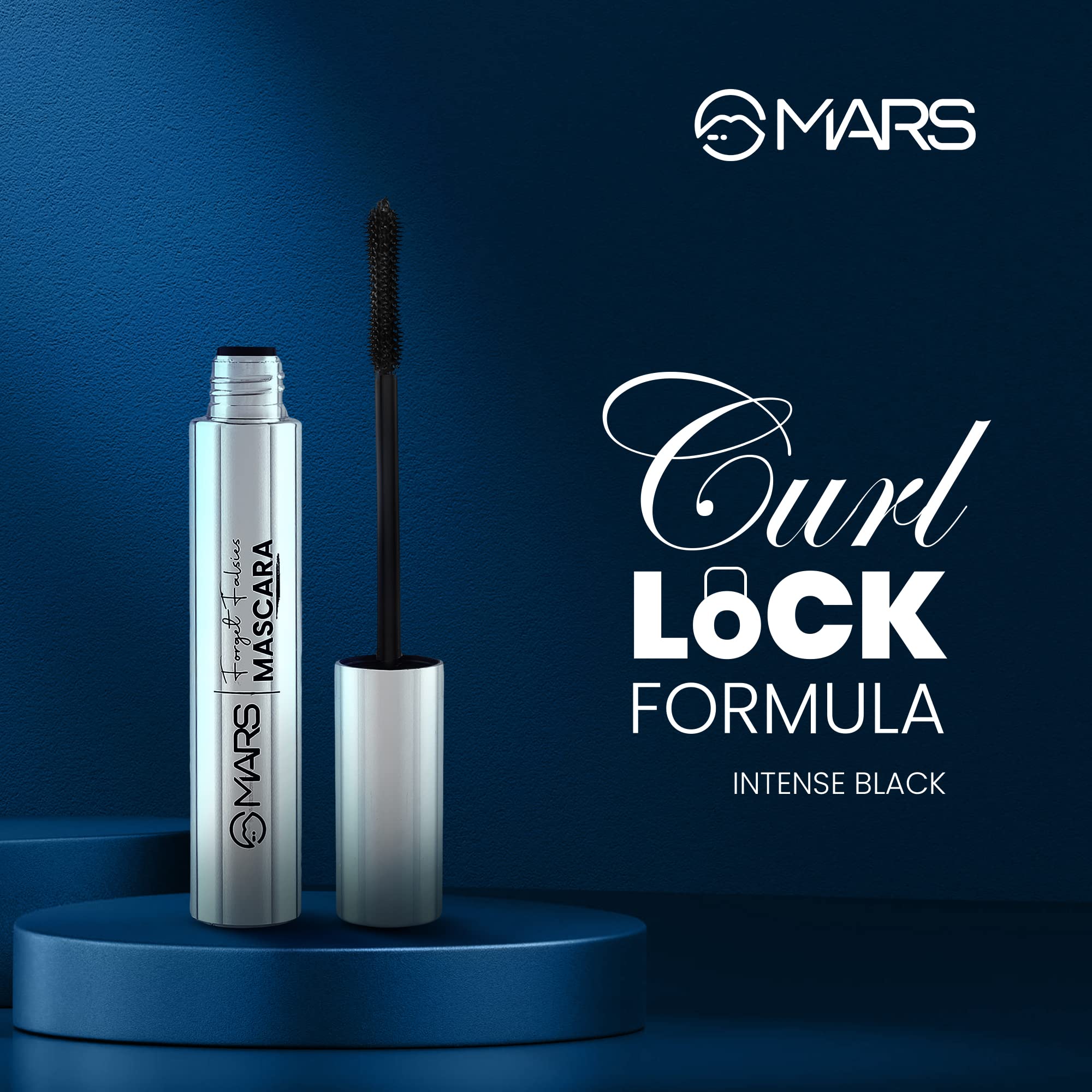 Mars Ultra Curl Long-Lasting Mascara 9ml - Jet Black | Volumizing & Lengthening | Waterproof & Smudge-Proof | Perfect for Daily Wear & Special Occasions