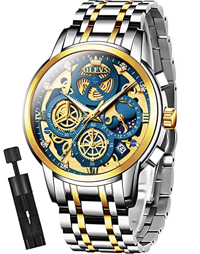 9947: Two tone band & Blue dial
