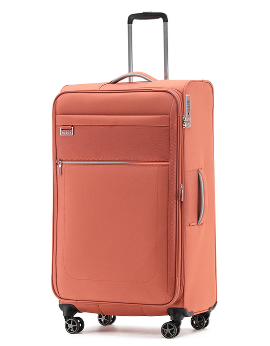 Tosca TCA720 Vega 28 Inch Medium Spinner Luggage in Rust Color - Perfect for Business Travel & Weekend Getaways