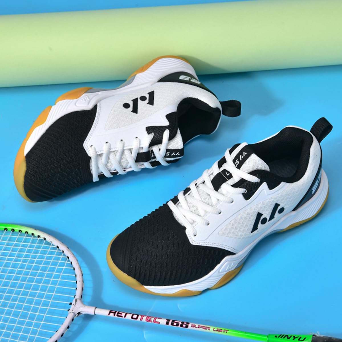 Best Junior Badminton & Tennis Shoes for Kids - Lightweight Training Shoes for Indoor & Outdoor Sports - Perfect for Badminton, Tennis, and Court Training Sessions