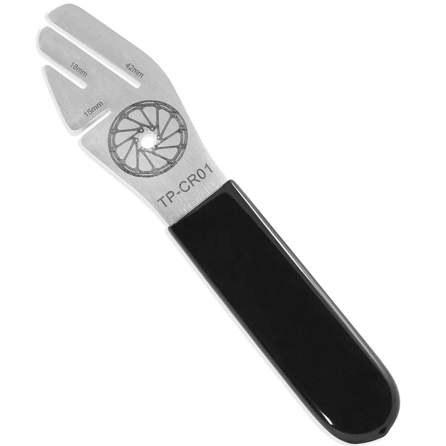 JONMON Bike Rotor Truing Fork - 3-Slot Disc Brake Alignment Wrench with Adjustable Depths | Brake Disc Flattening & Gap Correction Tool | Perfect for Mountain & Road Bike Maintenance | Ideal for Professional Repairs & DIY Bike Tuning