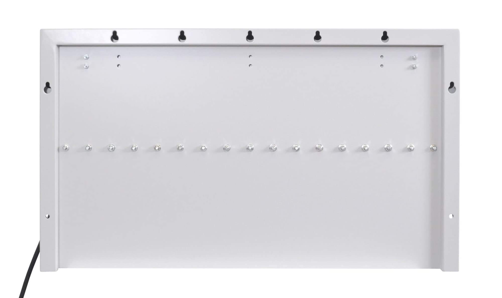 LUXOR LLTMW16-G Wall Mount & Desk Charging Station for 16 Tablets - Gray | Perfect for Schools, Offices & Conference Rooms