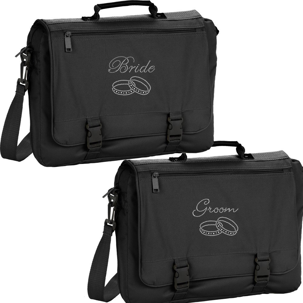 Mr & Mrs Wedding Luggage Set - Bride & Groom Travel Carry-On Bags - Perfect for Honeymoon, Anniversary Gifts & Couples Getaways