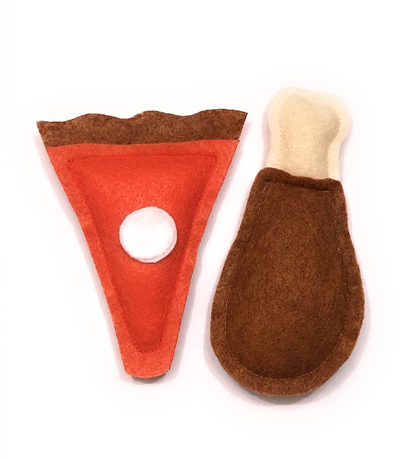 Catnip Thanksgiving Cat Toys - Fun Drumstick & Pumpkin Pie Chew Toys for Kittens - Perfect Holiday Gifts for Cats to Play & Relax
