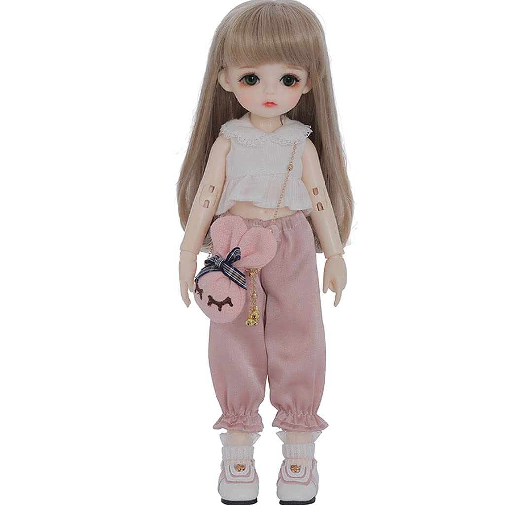 10 Inch 1/6 BJD Doll with Full Outfit - Original Design Anime Loli Doll with Clothes, Shoes, Wig & Makeup | Perfect Gift for Girls & Anime Collectors (Ayane Character) | Great for Display, Photography & Cosplay Play