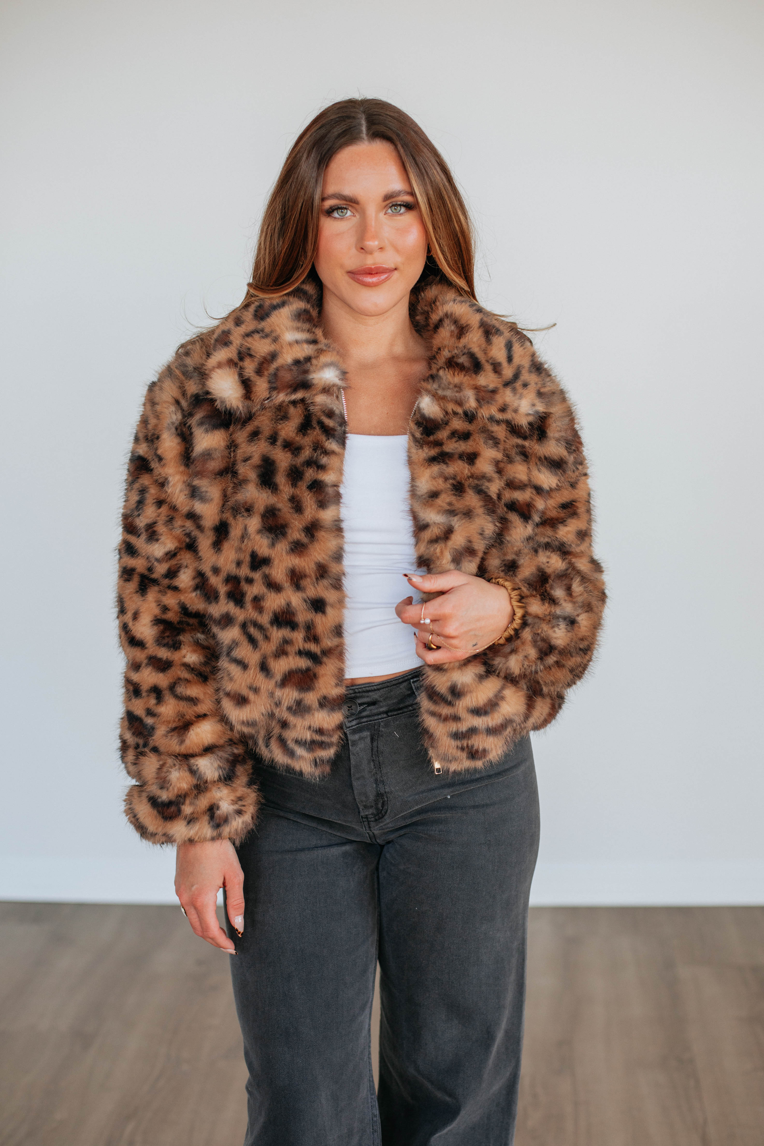 Chevelle Faux Fur Jacket Women's Winter Coat - Soft Plush Warm Outerwear for Cold Weather | Fashionable Cozy Jacket for Streetwear, Dating & Night Out