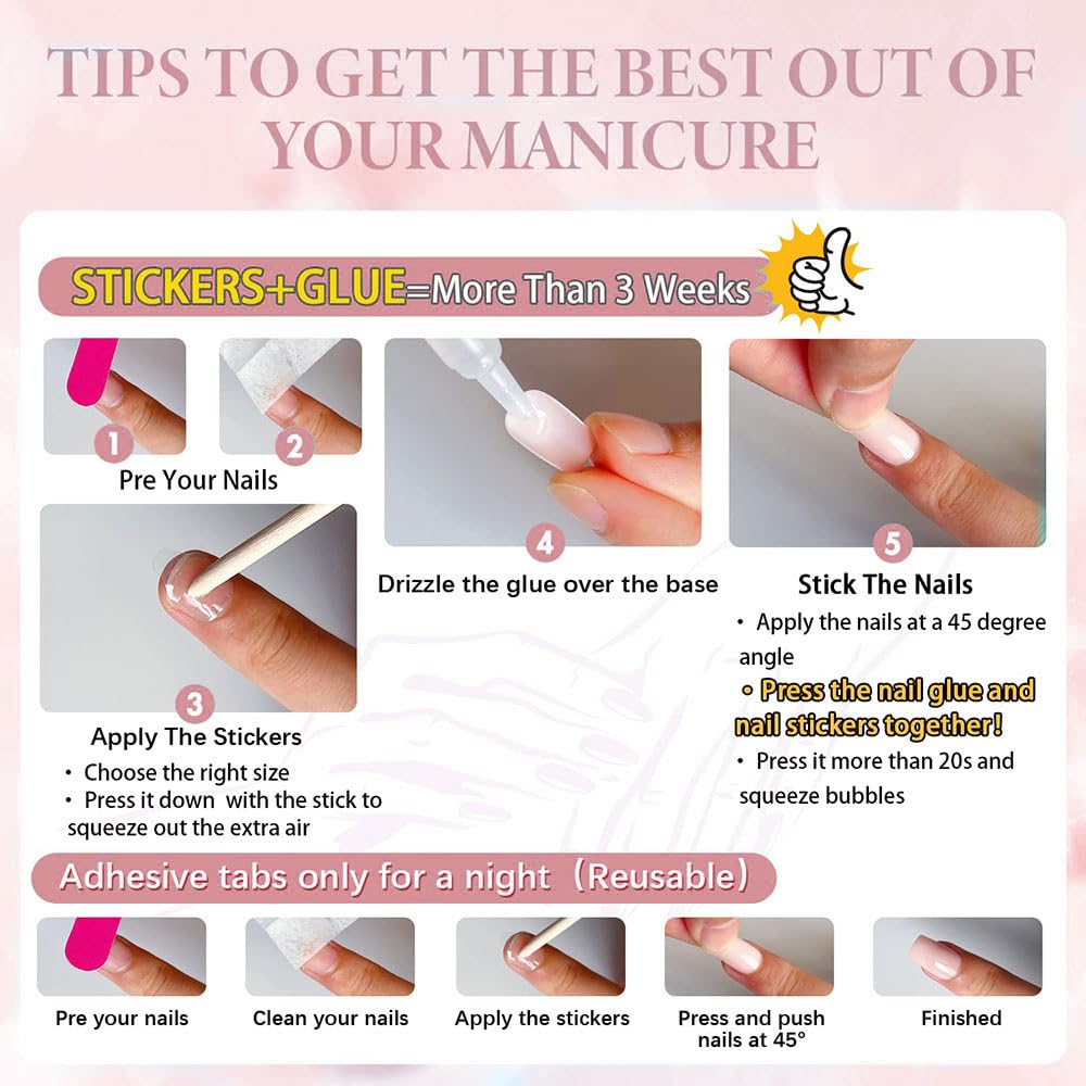 Short Square Press on Nails - Purple Cat Eye Fake Nails | Reusable Glossy Acrylic Stick on Nails Kit for Women | Perfect for Parties, Weddings & Everyday Glam